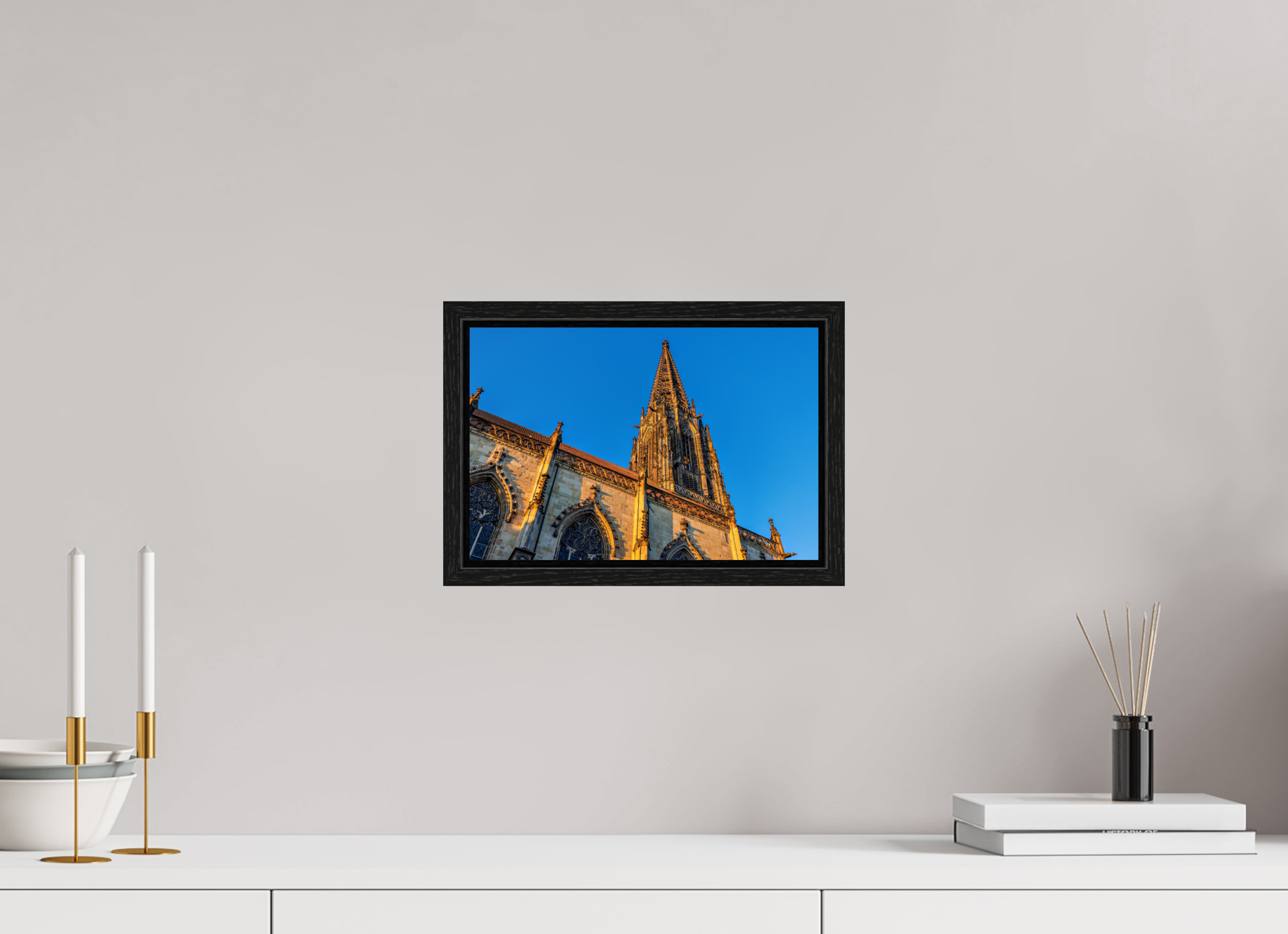 30 x 20 cm, Floater Frame Lamberti seitlich