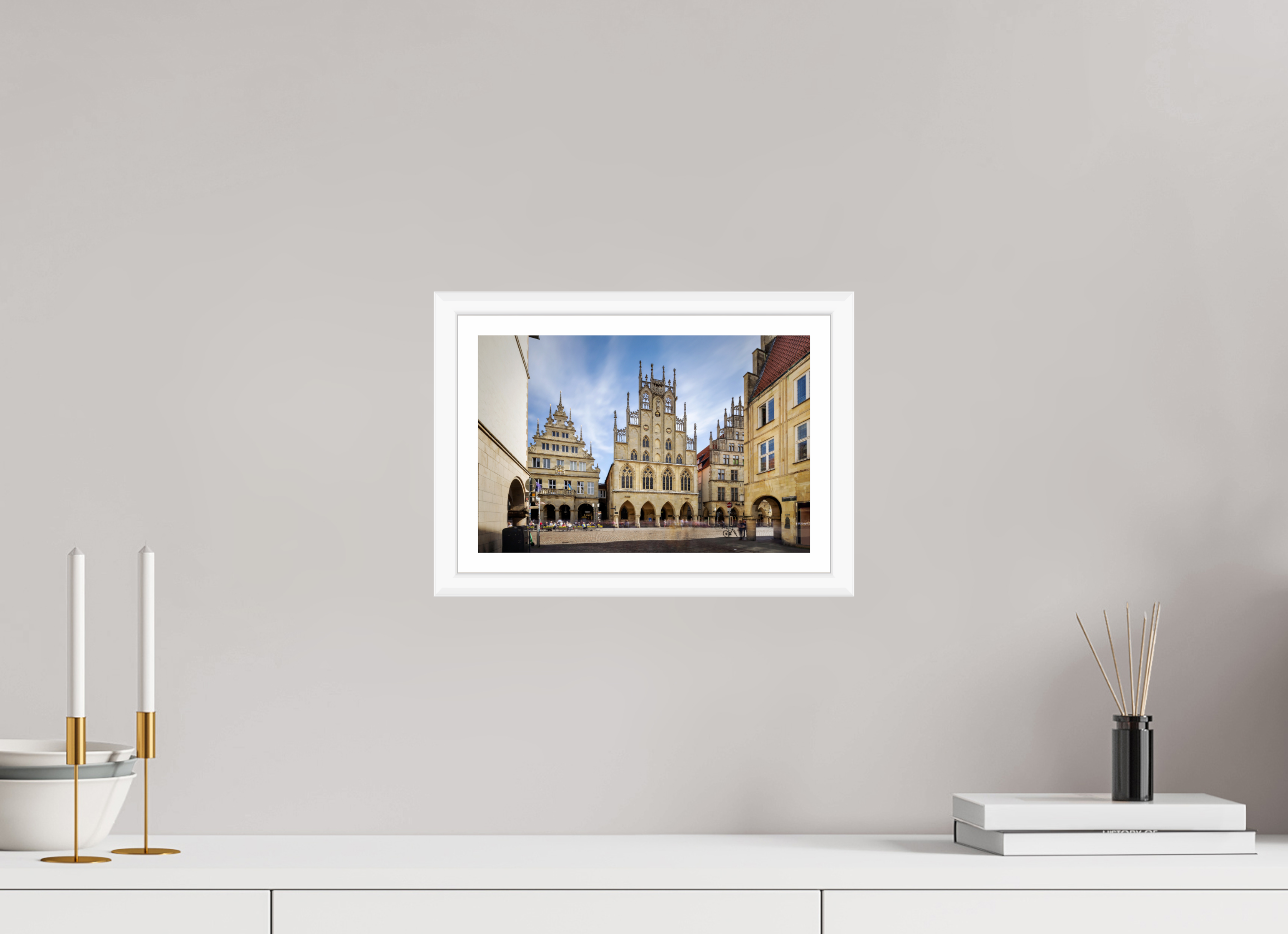 30 x 20 cm, Bern weiß und Rand Das Rathaus
