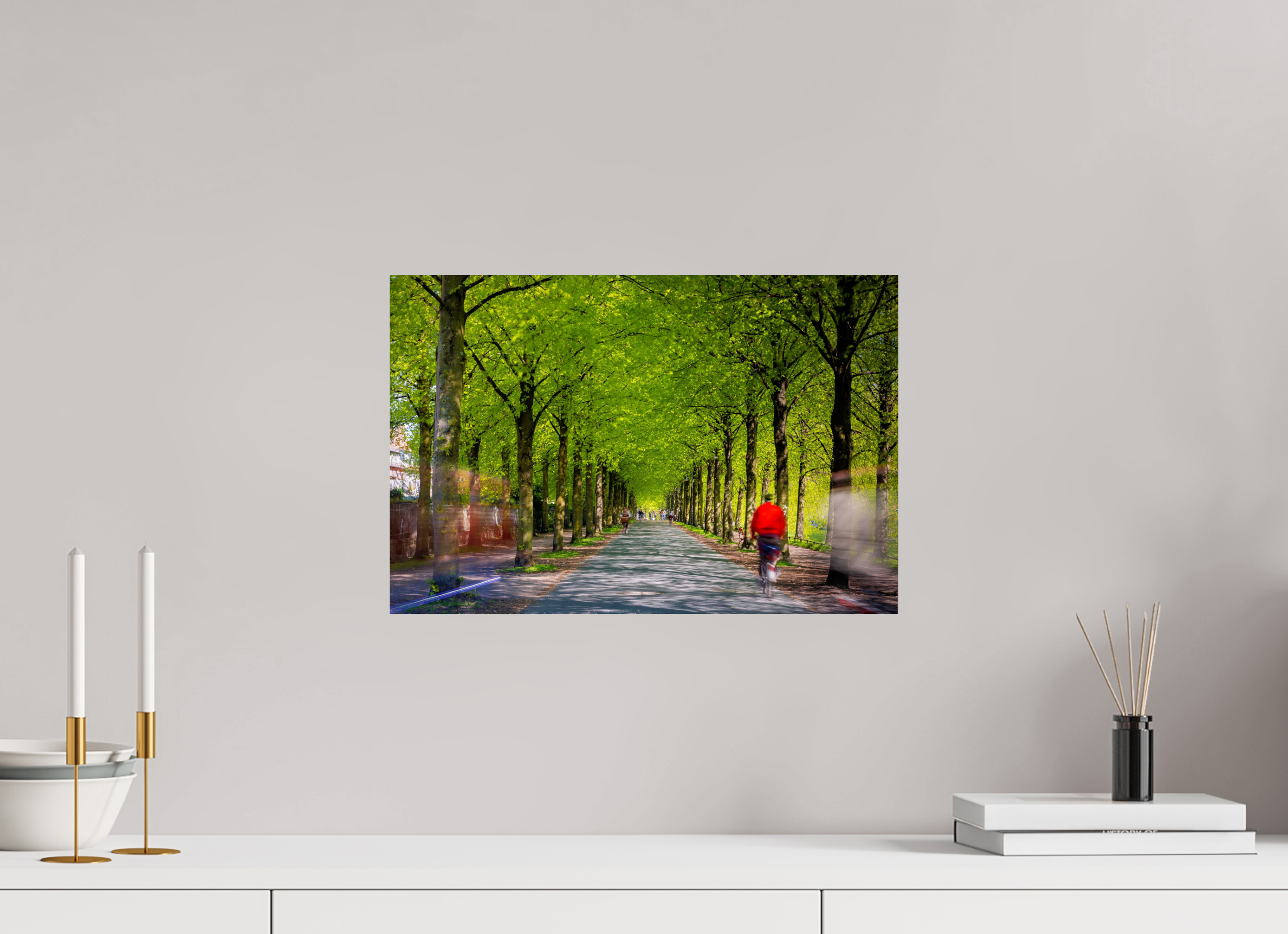 45 x 30 cm, Photo Print On Fuji Crystal DP II Belebte Promenade