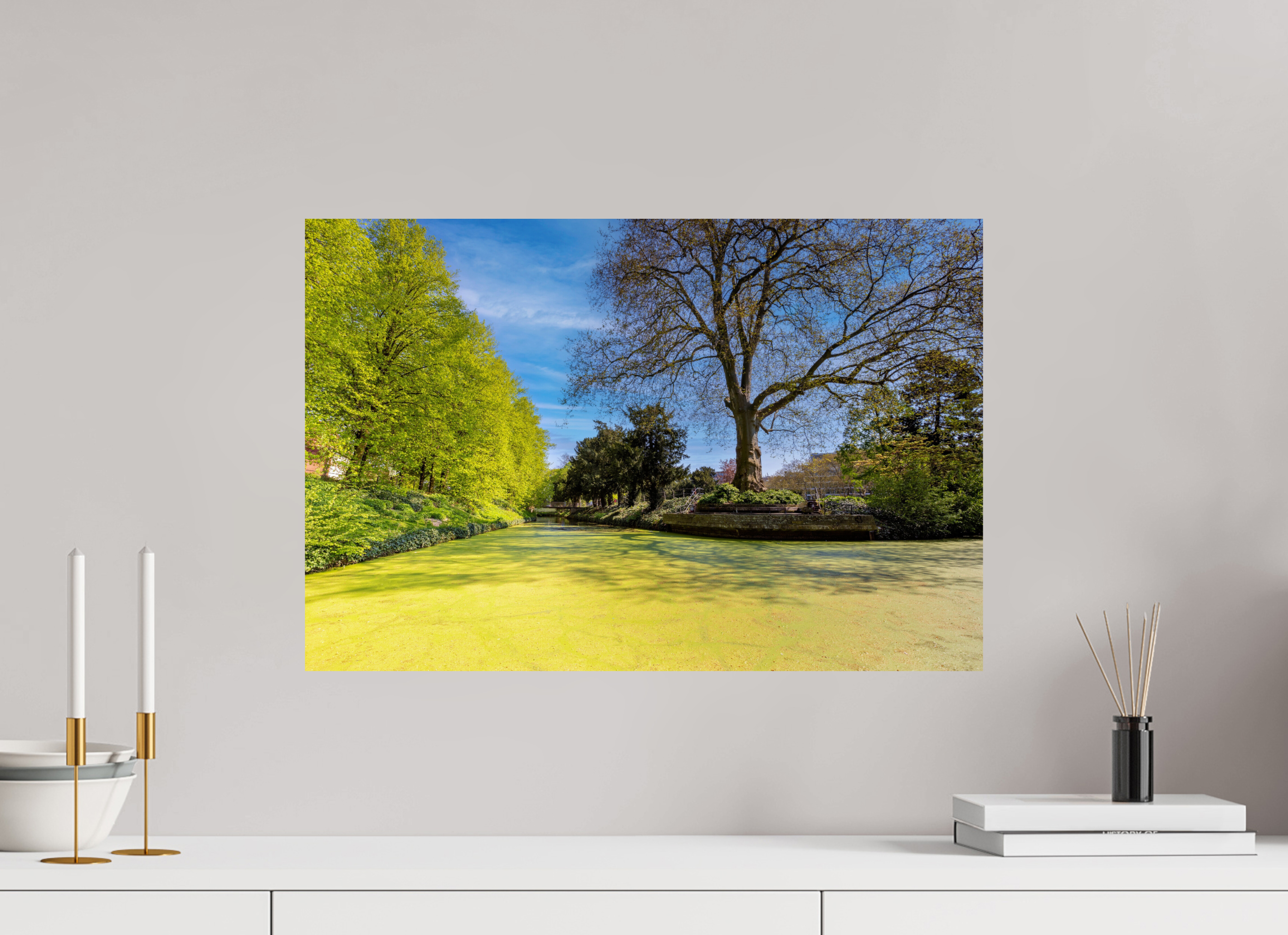 60 x 40 cm, Photo Print On Fuji Crystal DP II Wassergraben