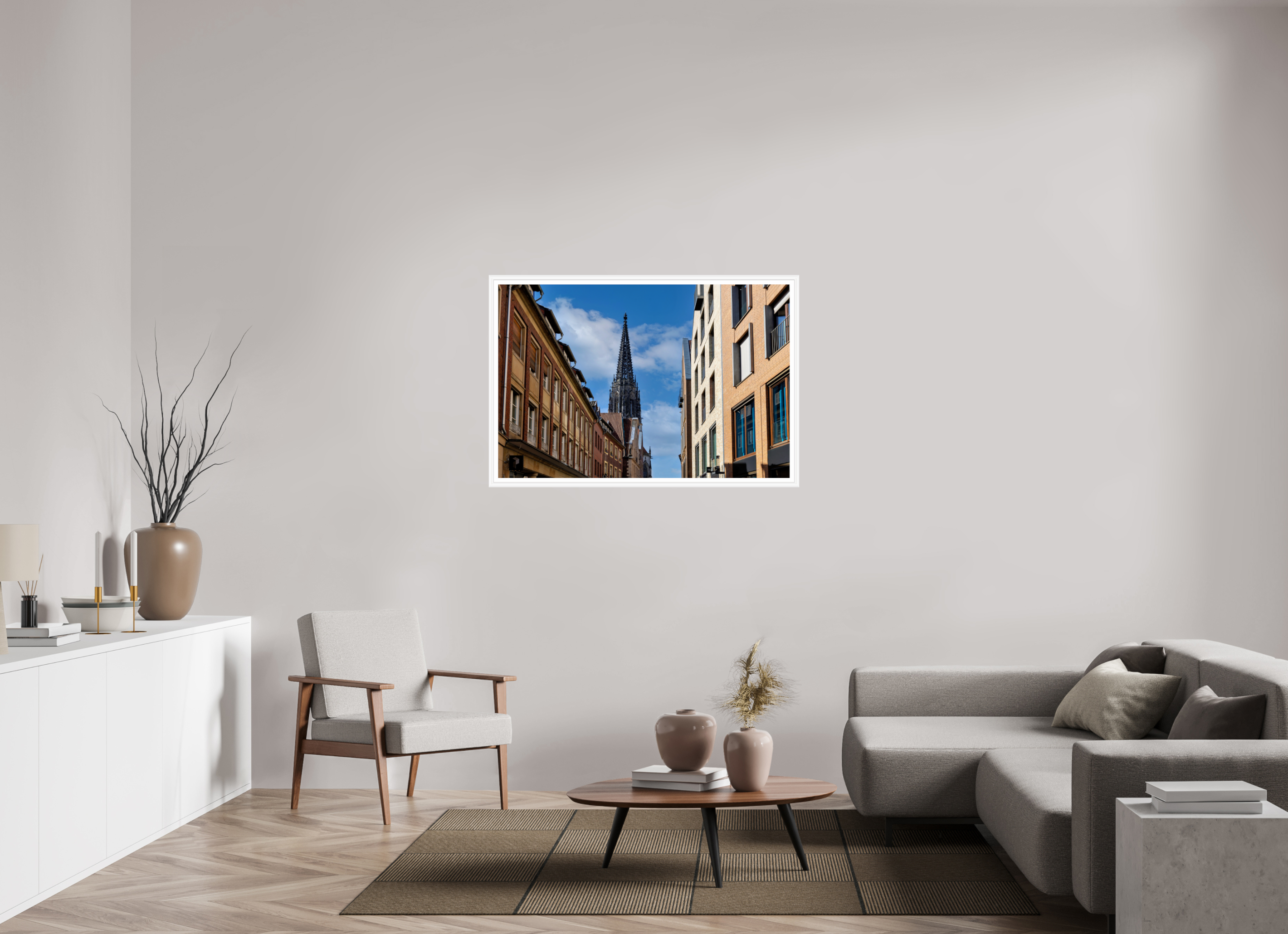 120 x 80 cm, Bern weiß und Rand Lamberti von Hörsterstr