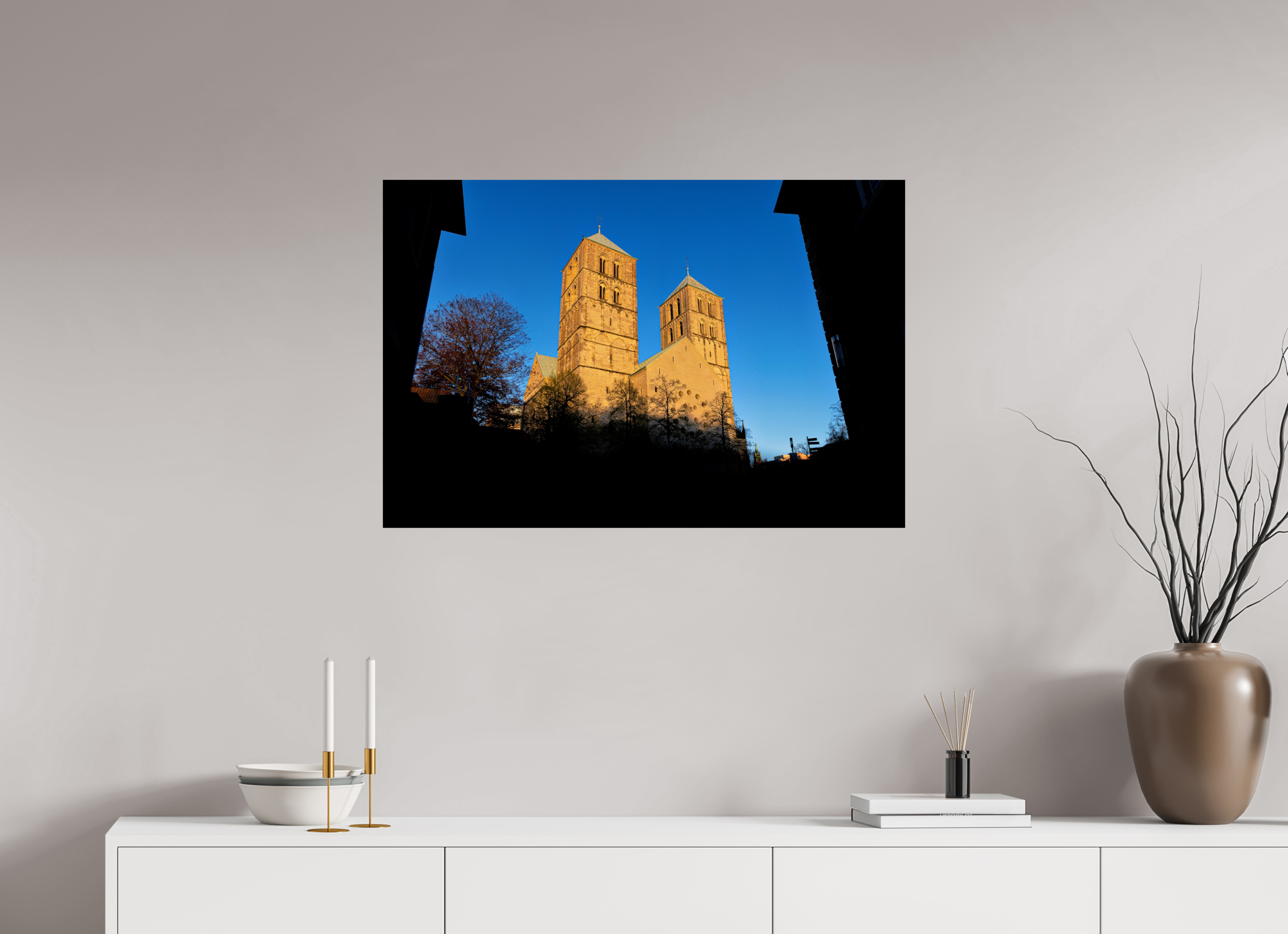 90 x 60 cm, Photo Print On Fuji Crystal DP II Der Dom - Westseite
