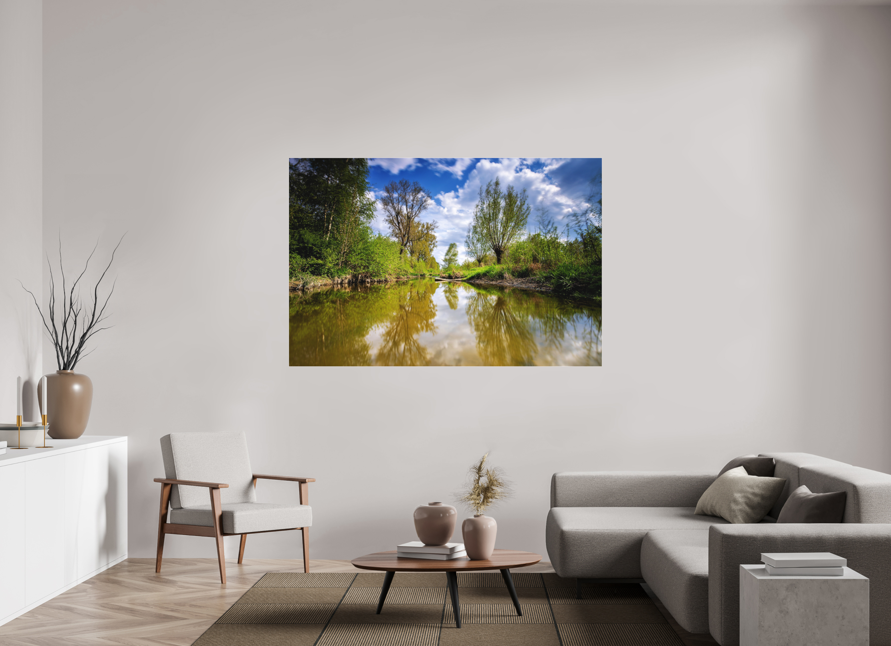 180 x 120 cm, Acrylglas Fine Art Pigmentdruck Aa - Renaturierung / 2