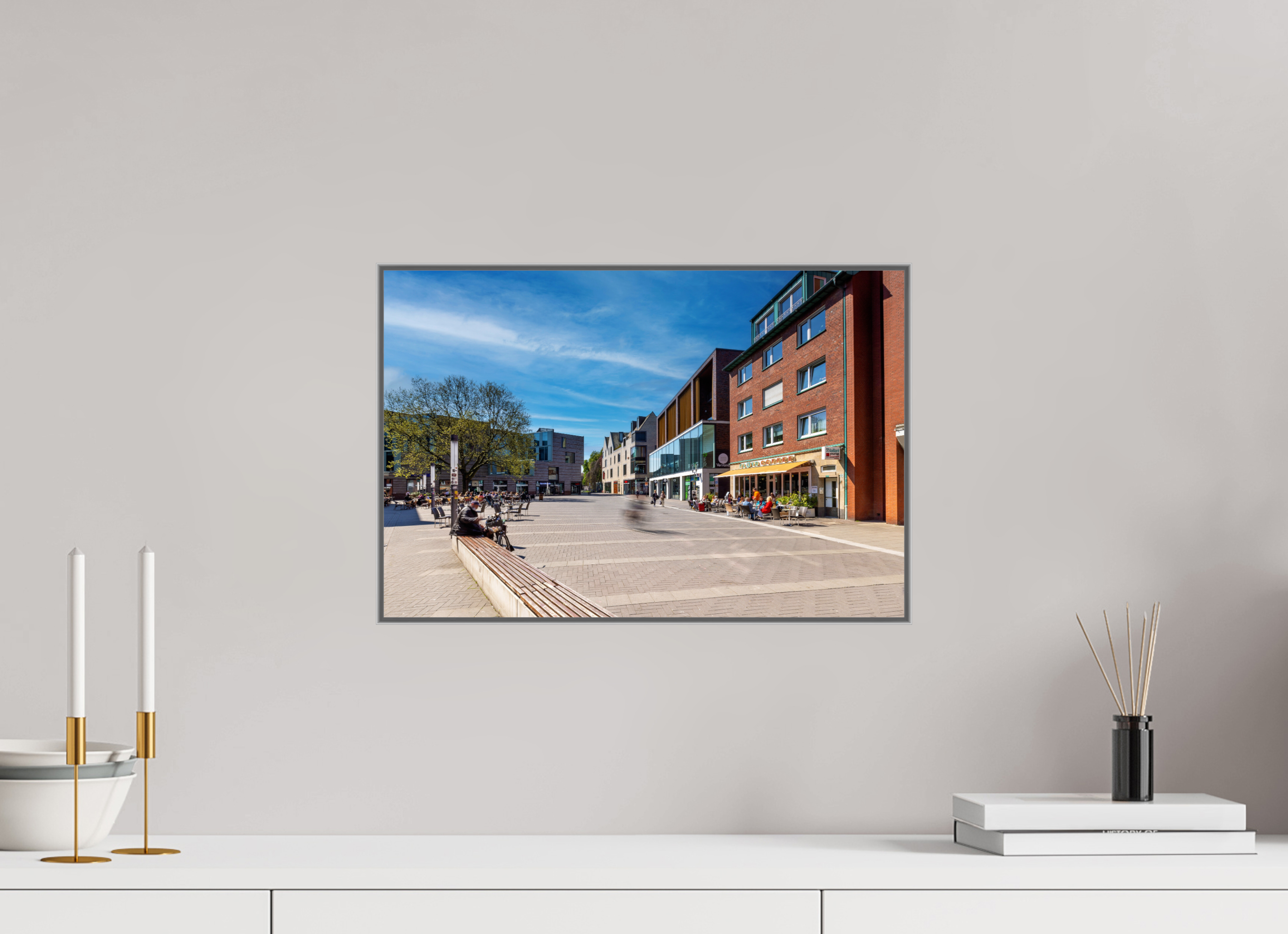 45 x 30 cm, Alurahmen 25mm Stubengasse - Innenstadt