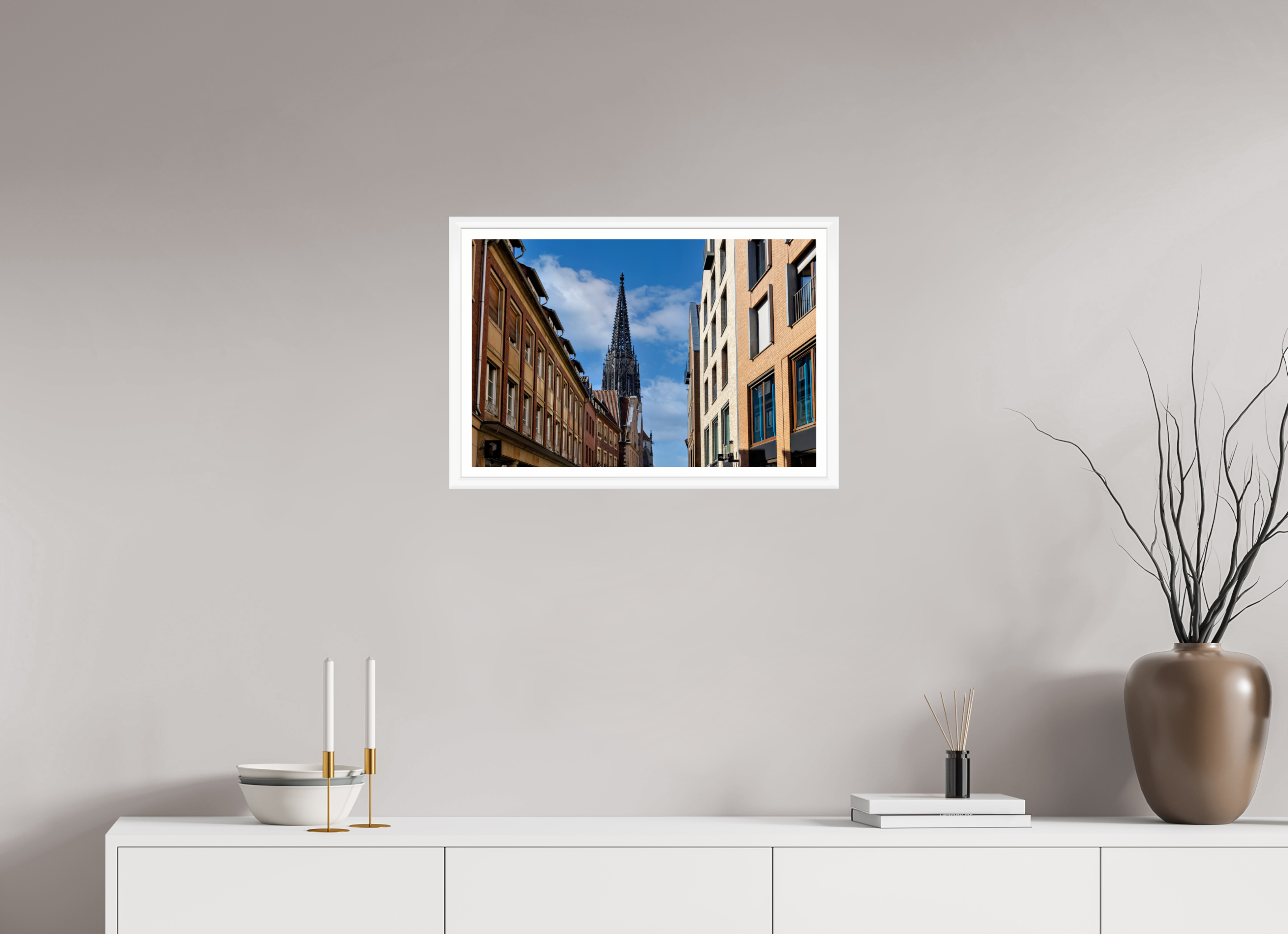 60 x 40 cm, Bern weiß und Rand Lamberti von Hörsterstr