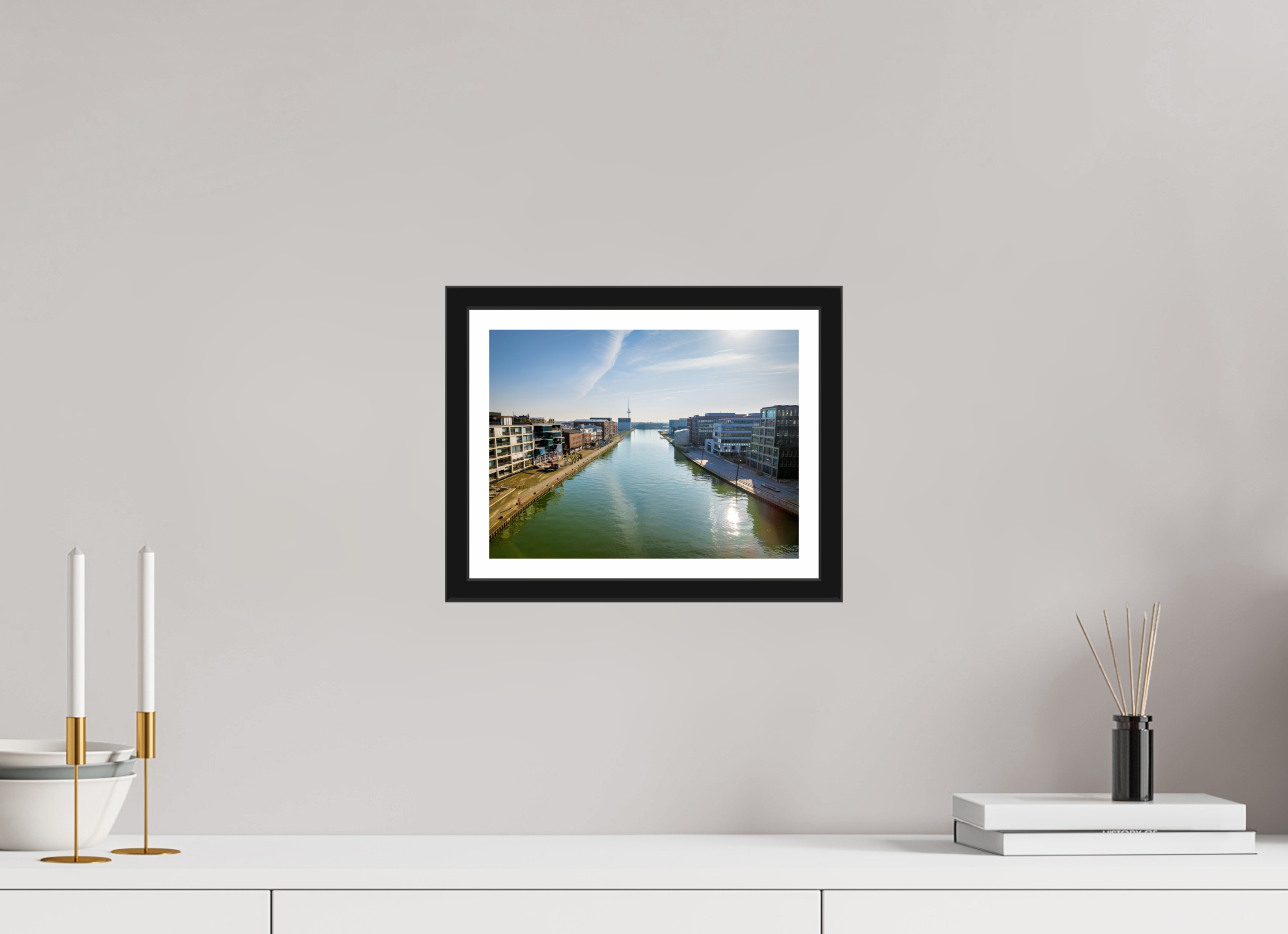 28 x 21 cm, Bern und Rand Münster Hafen – Ruhe zwischen Stahl und Wasser