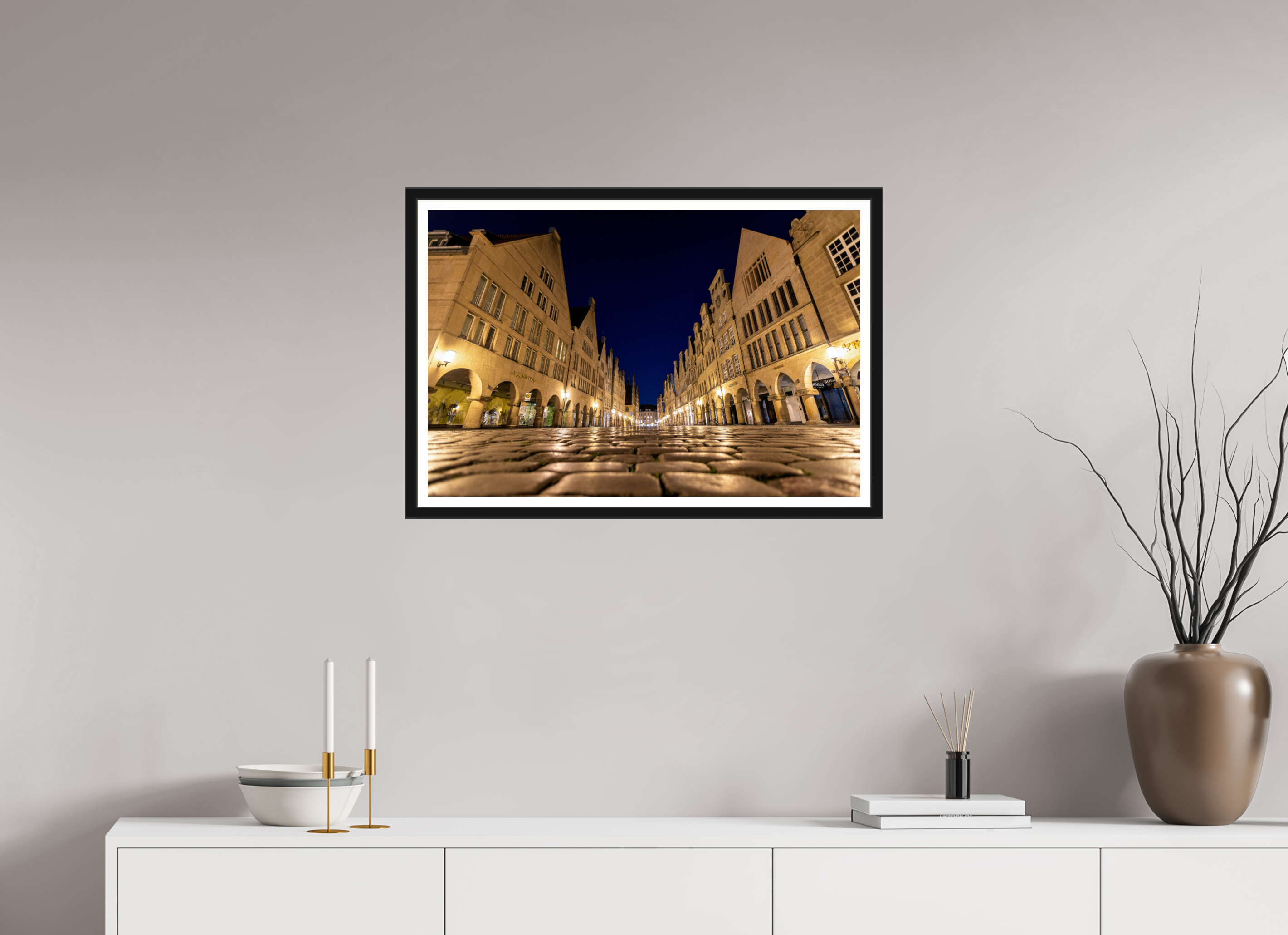75 x 50 cm, Bern und Rand Prinzipalmarkt - Perspektive