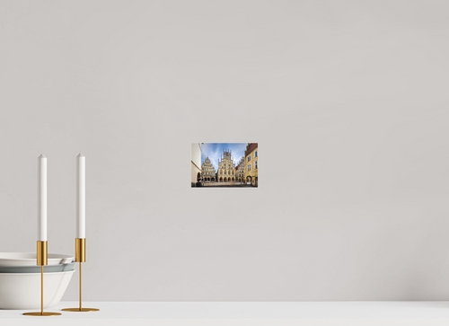 15 x 10 cm, Acrylglas Fine Art Pigmentdruck Das Rathaus