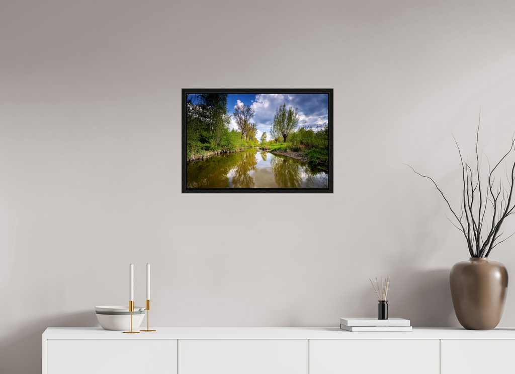 60 x 40 cm, Floater Frame Aa Renaturierung