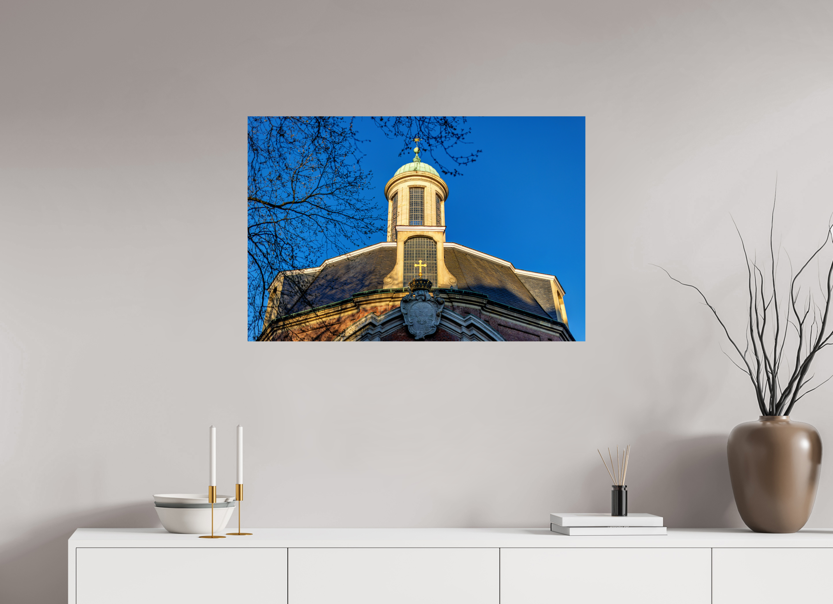 90 x 60 cm, Photo Print On Fuji Crystal DP II Clemeskirche