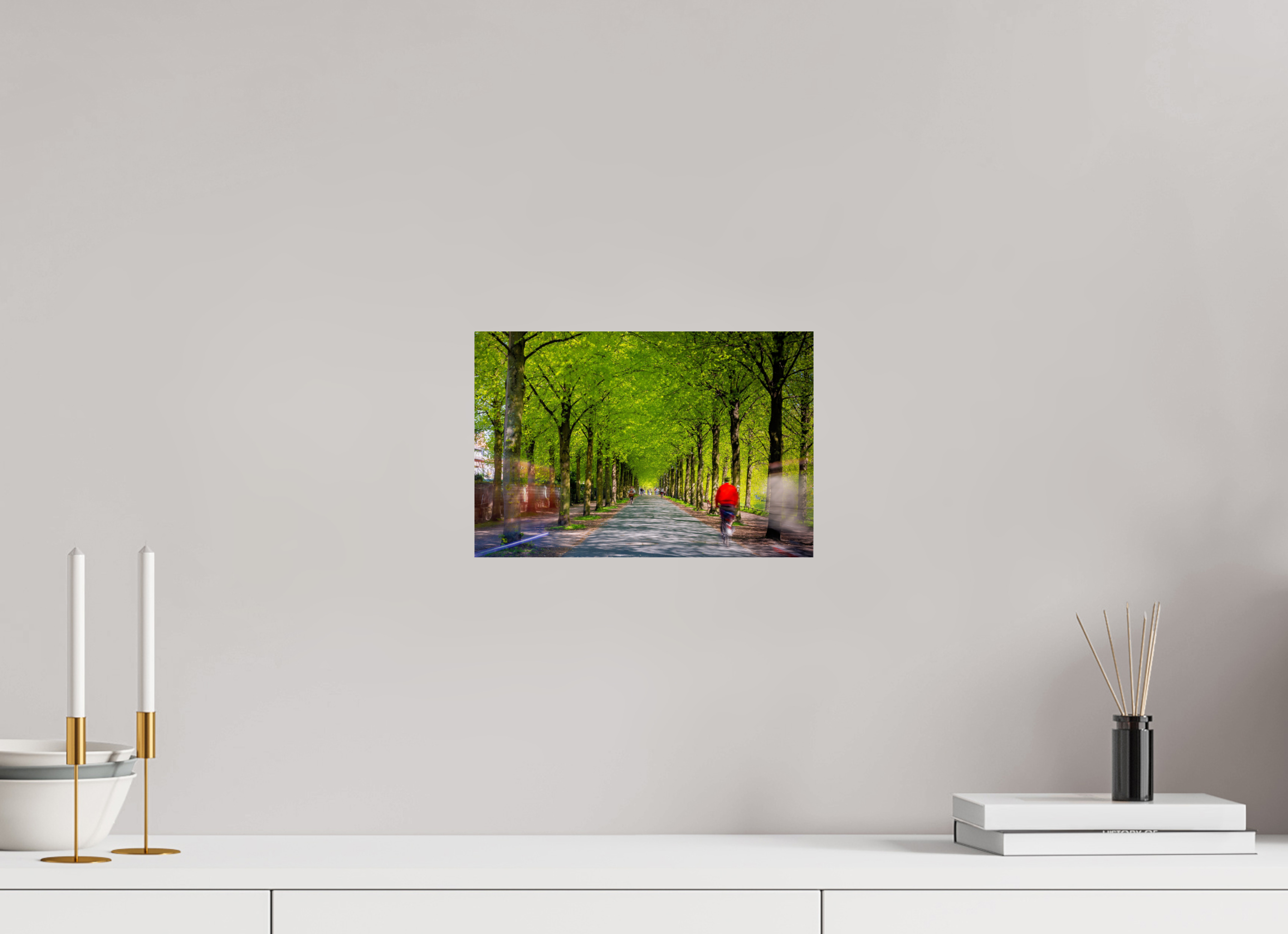 30 x 20 cm, Baryta - Fine Art Belebte Promenade