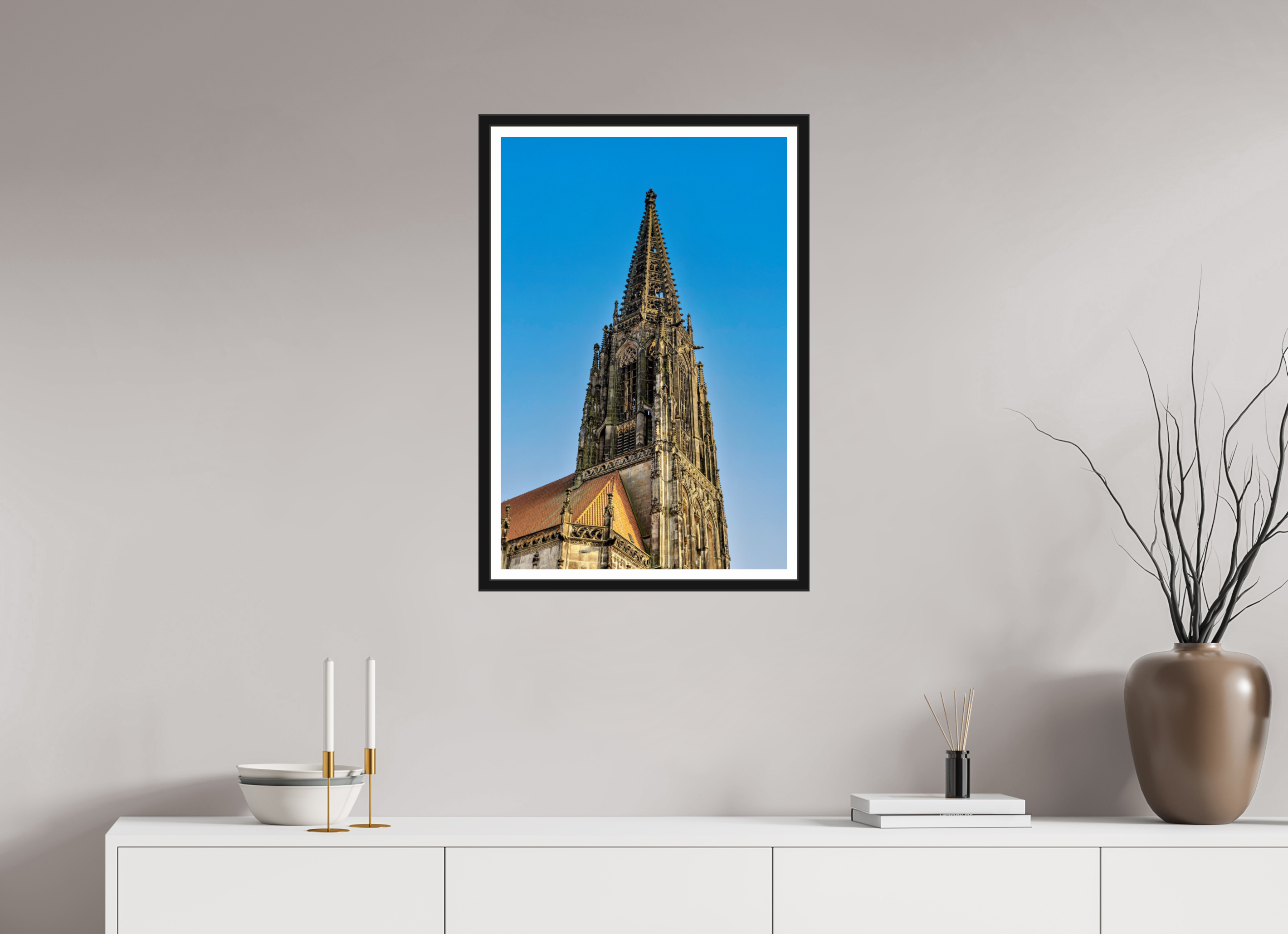 50 x 75 cm, Bern und Rand Lamberti Turm