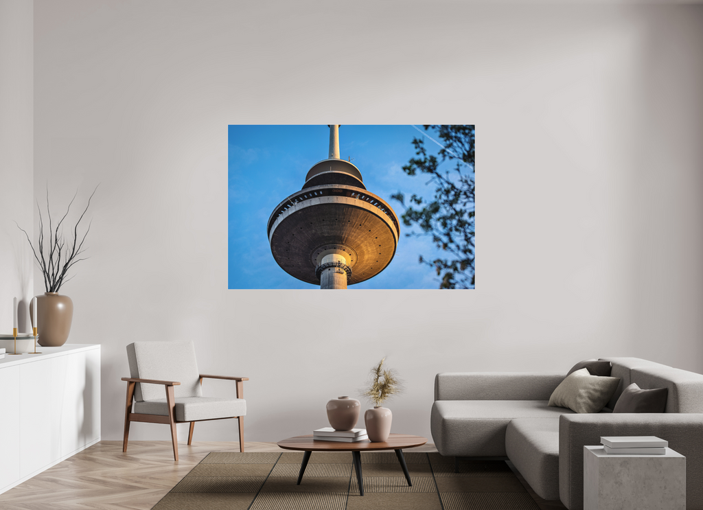 180 x 120 cm, Acrylglas Fine Art Pigmentdruck Der Fernsehturm - Das UFO