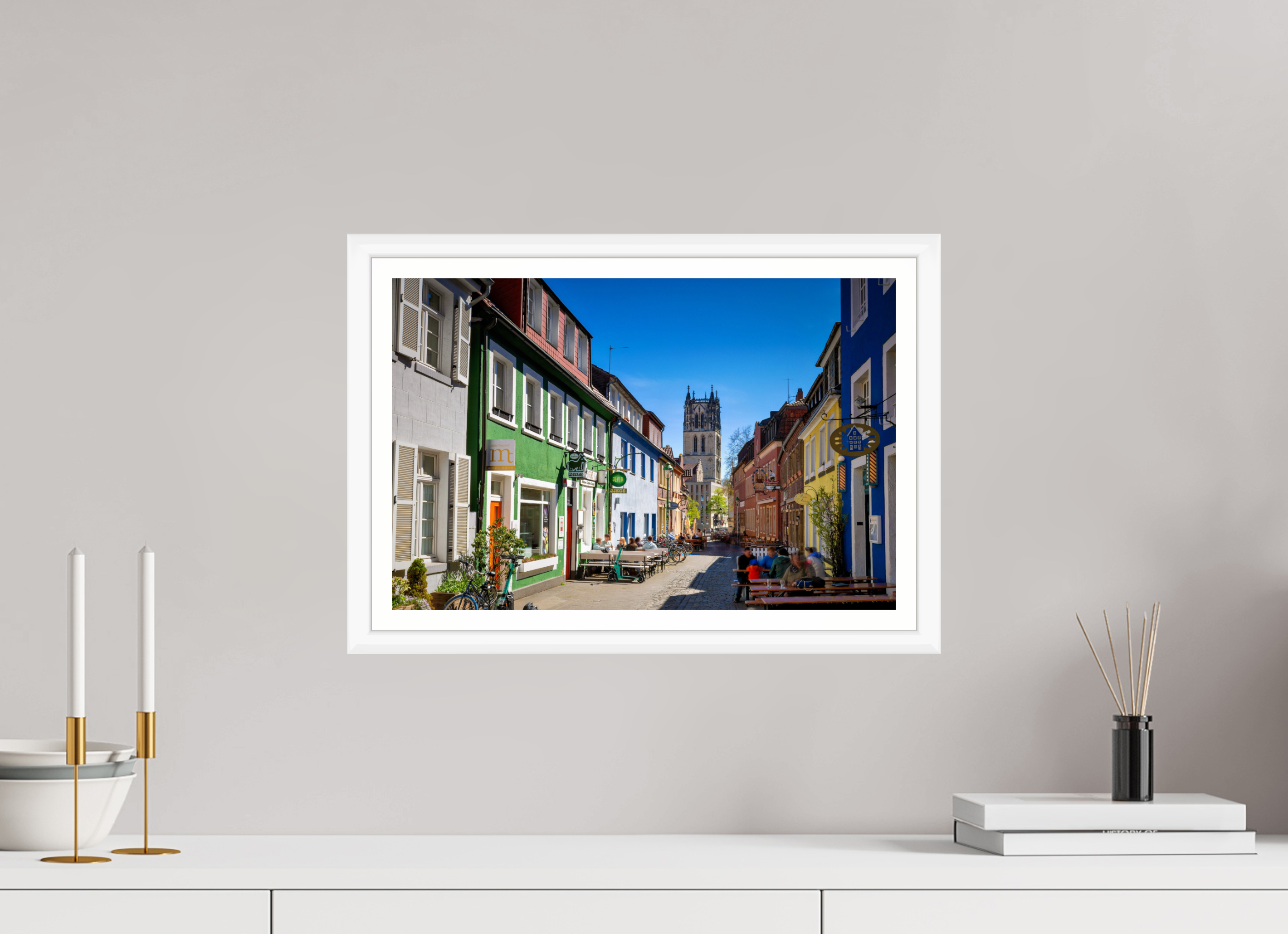 45 x 30 cm, Bern weiß und Rand Altstadt