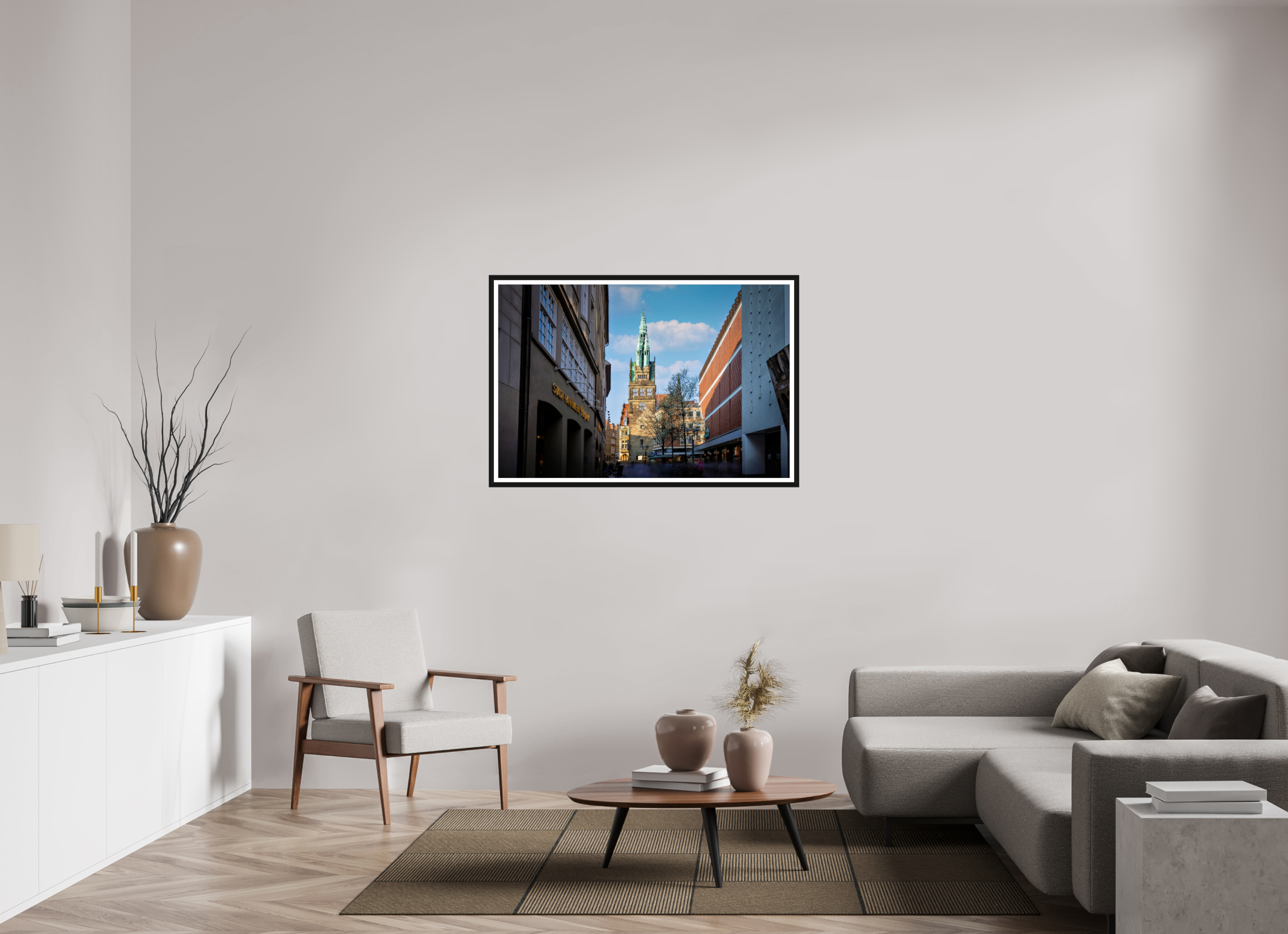 120 x 80 cm, Bern und Rand Der Stadthausturm