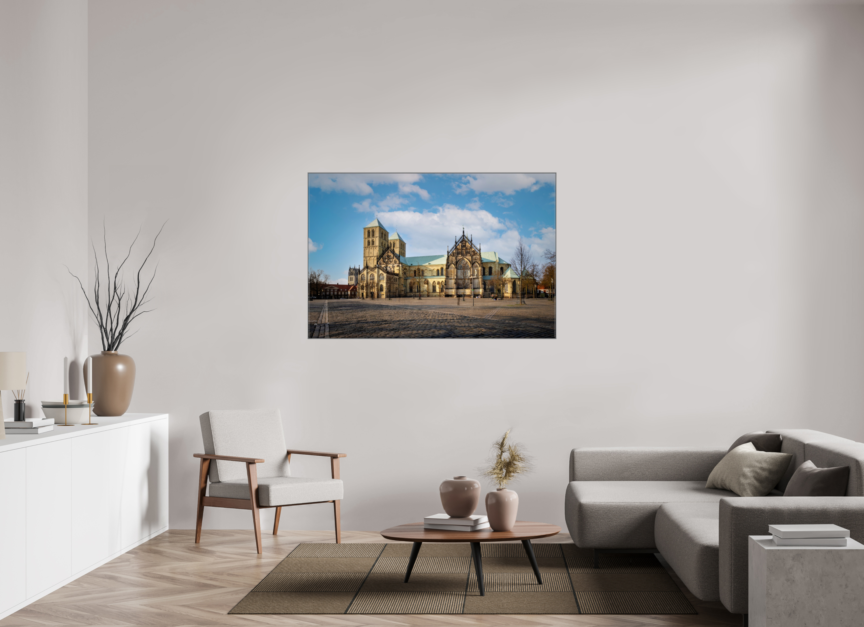 150 x 100 cm, Alurahmen 25mm Der Dom