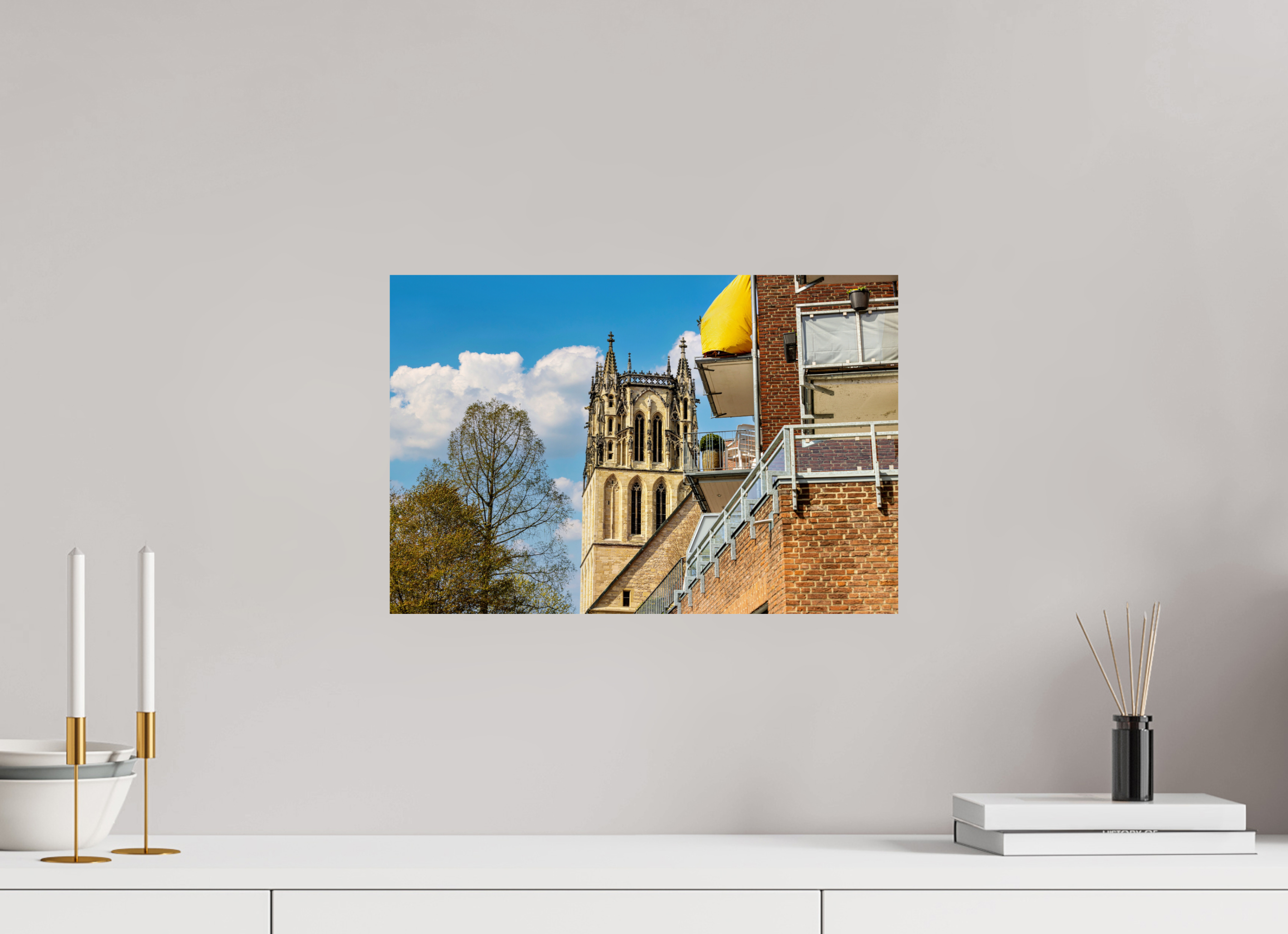 45 x 30 cm, Photo Print On Fuji Crystal DP II Überwasserkirche - Der Turm