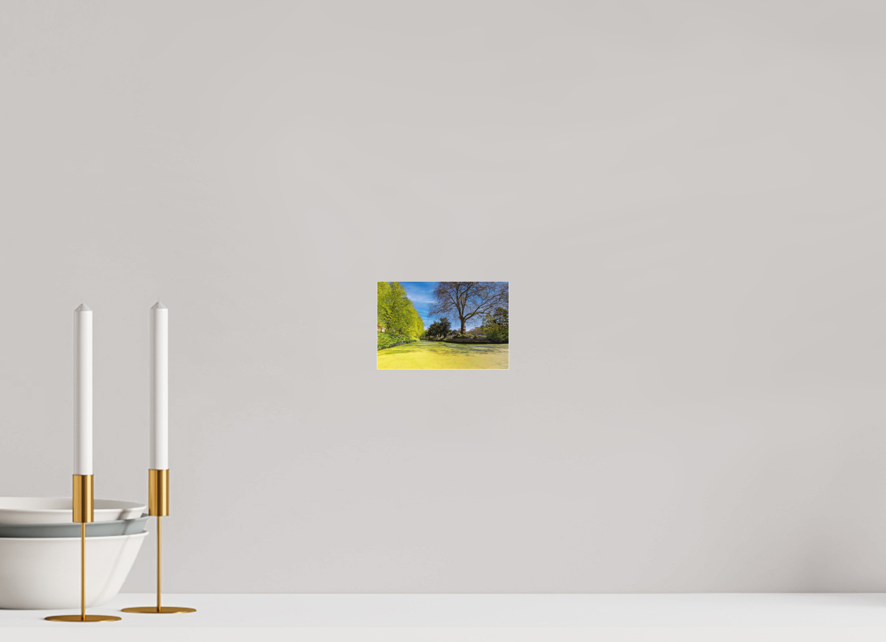 15 x 10 cm, Acrylglas Fine Art Pigmentdruck Wassergraben