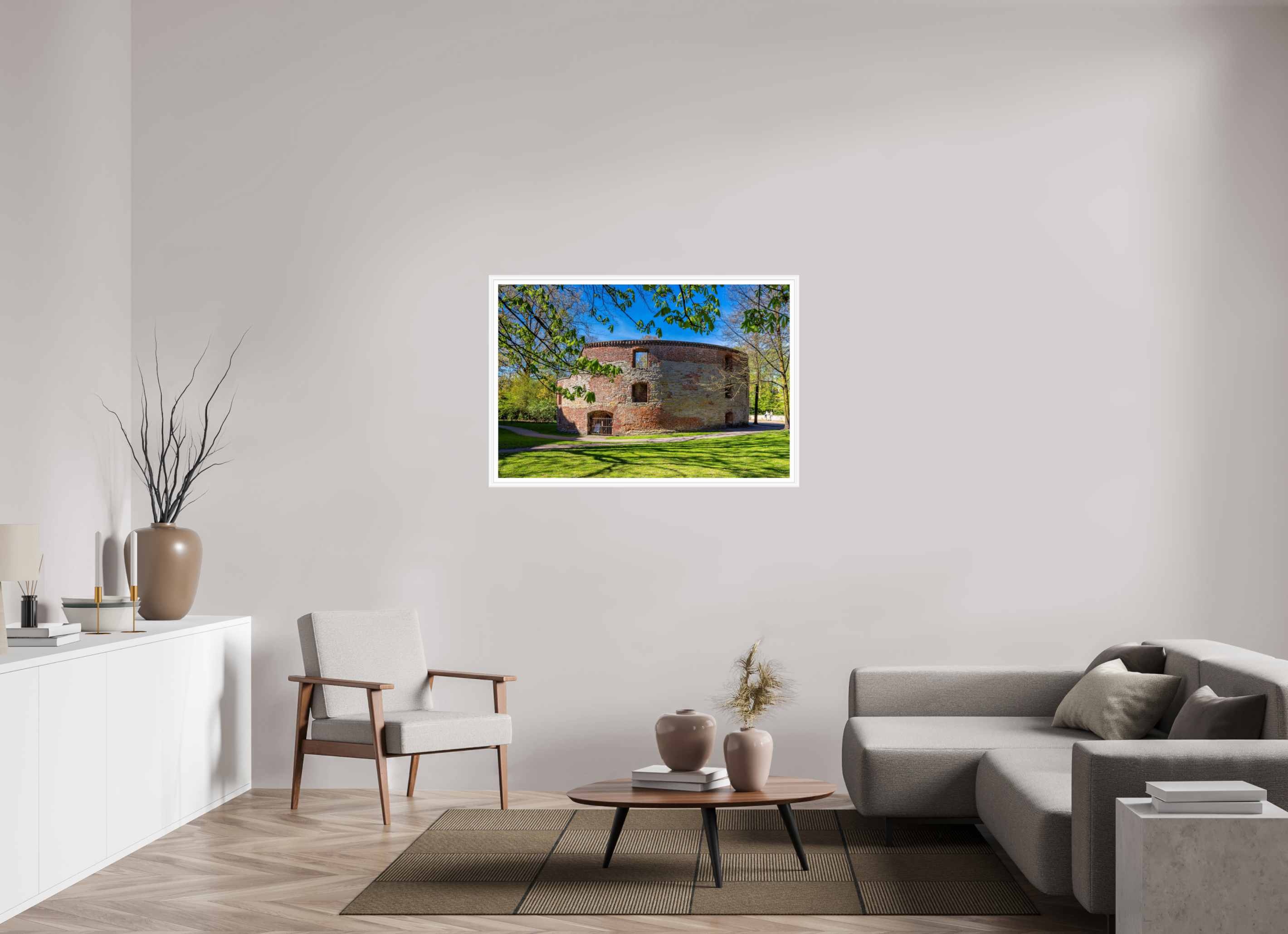 120 x 80 cm, Bern weiß und Rand Zwinger