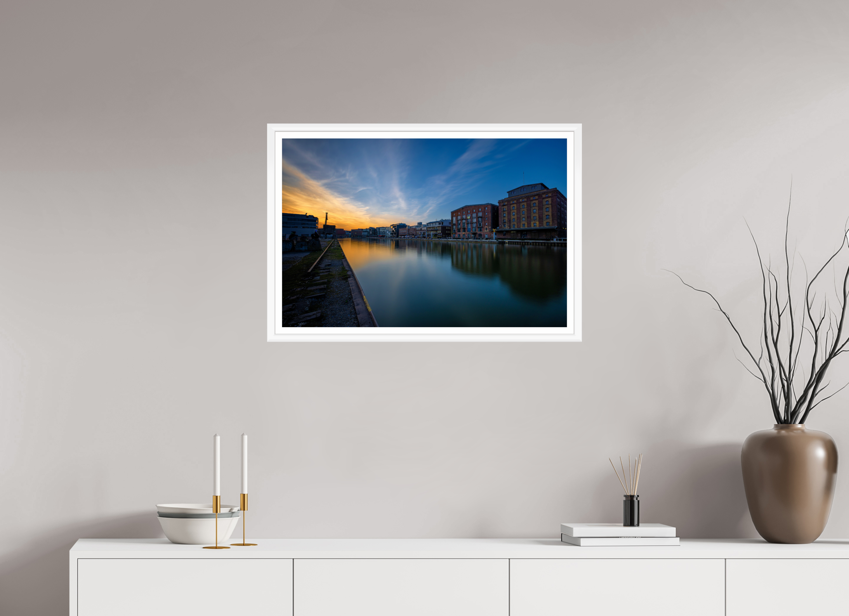 75 x 50 cm, Bern weiß und Rand Der Hafen im Überblick Teil 2