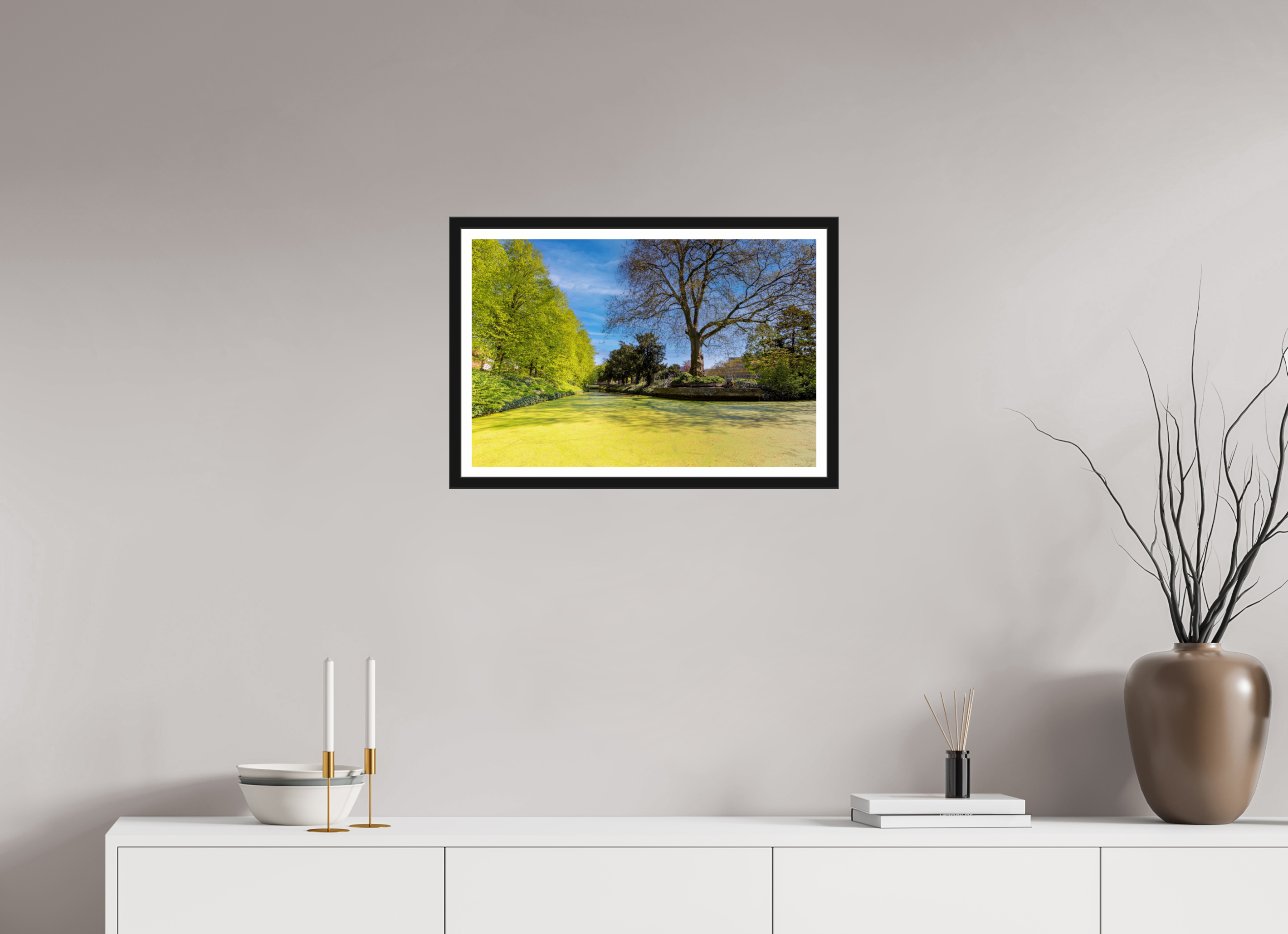 60 x 40 cm, Bern und Rand Wassergraben