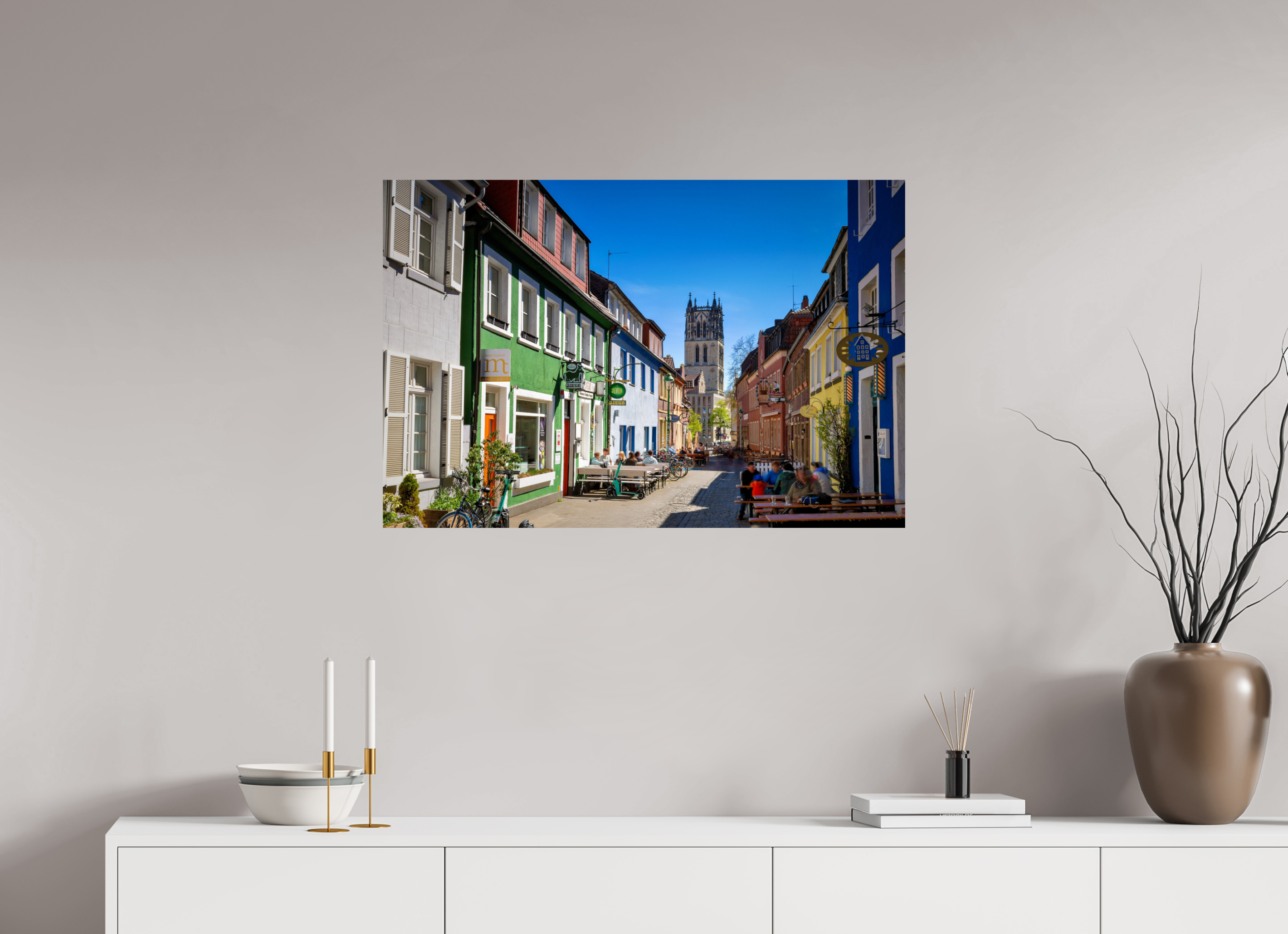 90 x 60 cm, Photo Print On Fuji Crystal DP II Altstadt