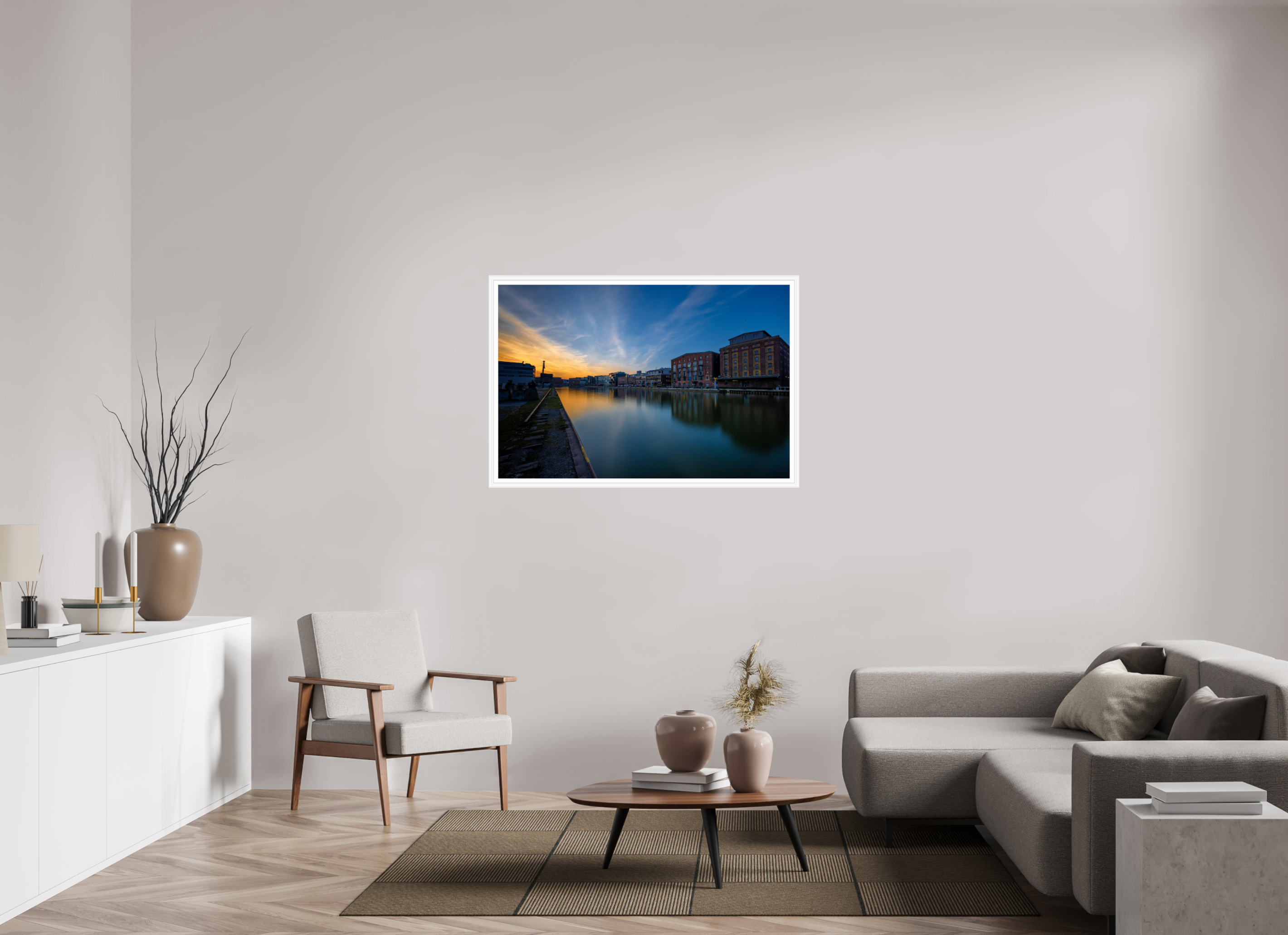 120 x 80 cm, Bern weiß und Rand Der Hafen im Überblick Teil 2