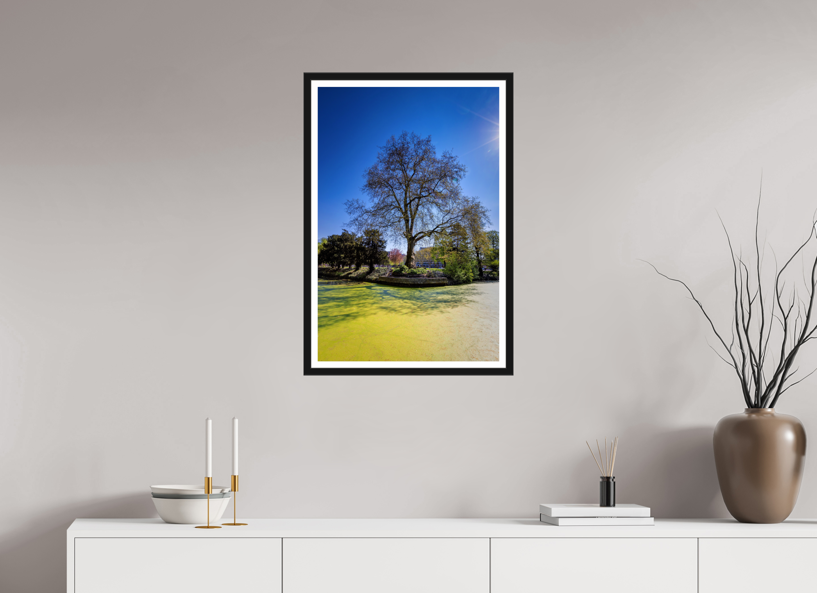 50 x 75 cm, Bern und Rand Baum Enegelenschanze