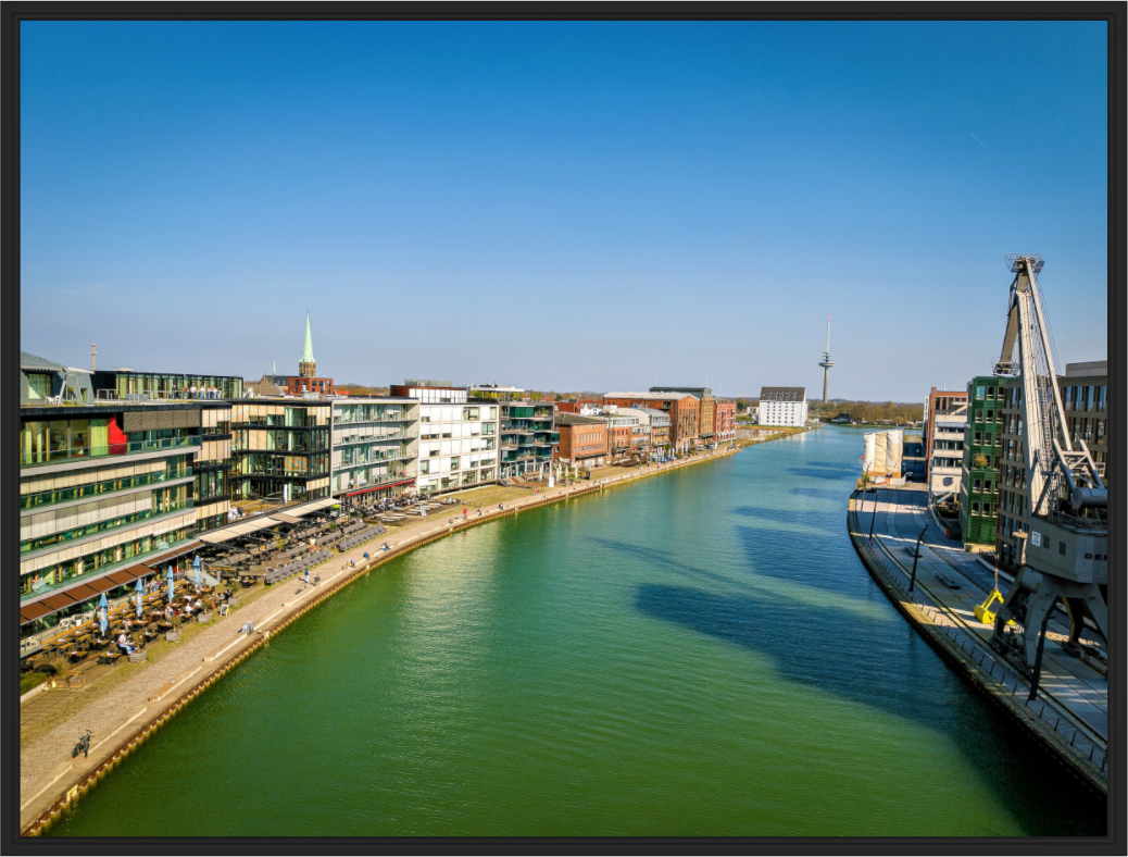 Main image Münster Hafen – Ruhe zwischen Stahl und Wasser