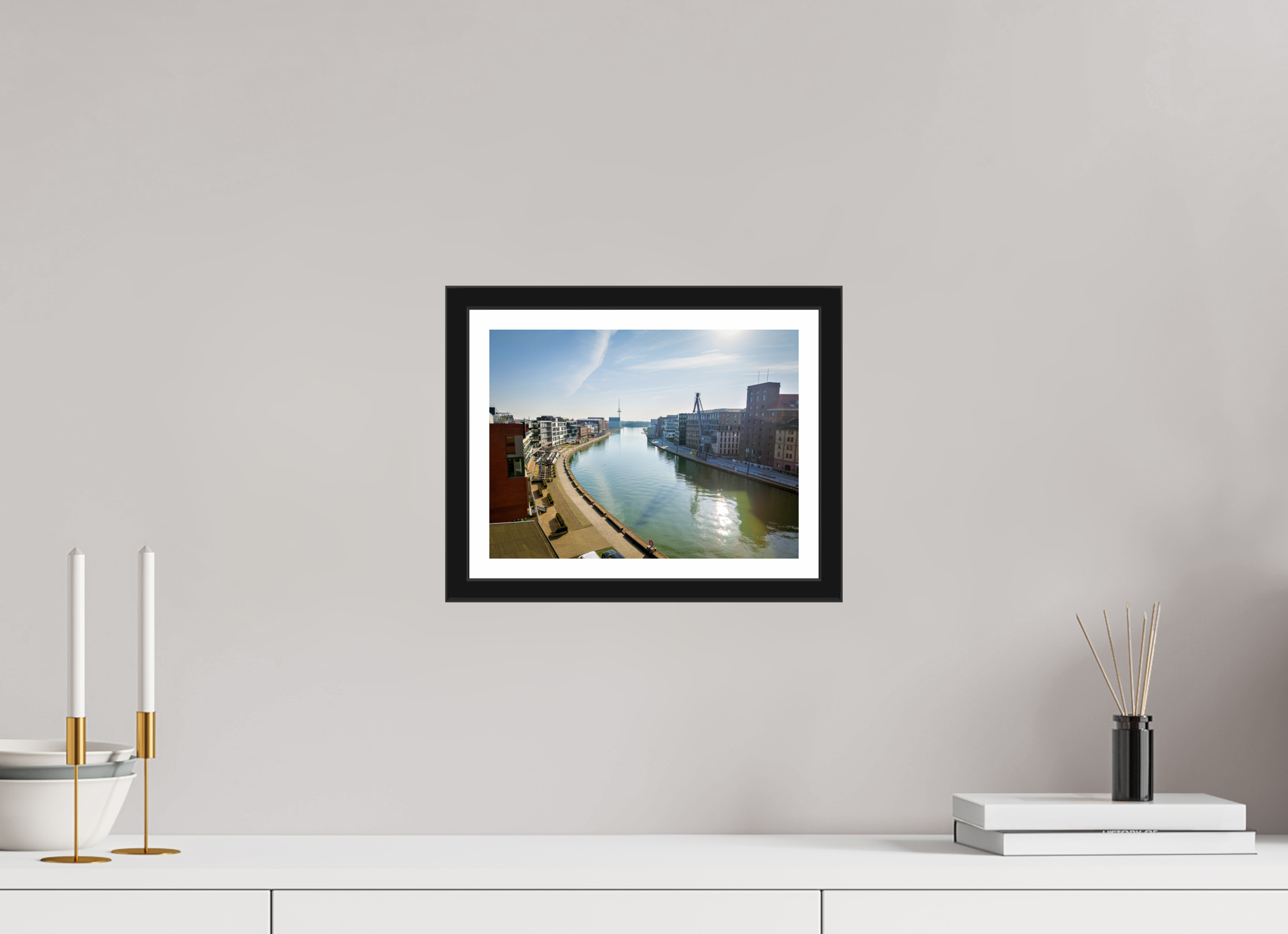 28 x 21 cm, Bern und Rand Münster Hafen – Ruhe zwischen Stahl und Wasser