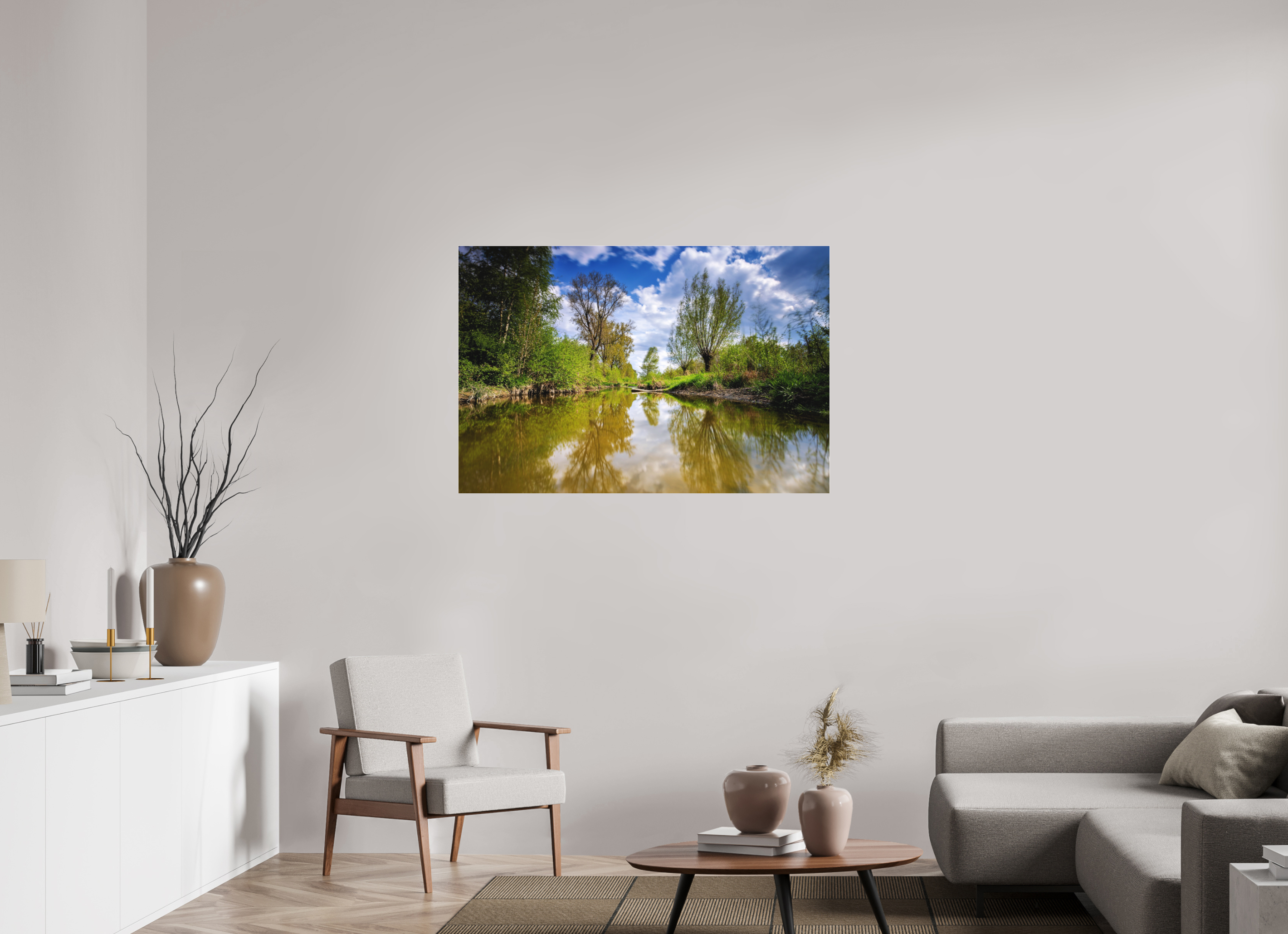 120 x 80 cm, Acrylglas Fine Art Pigmentdruck Aa - Renaturierung / 2