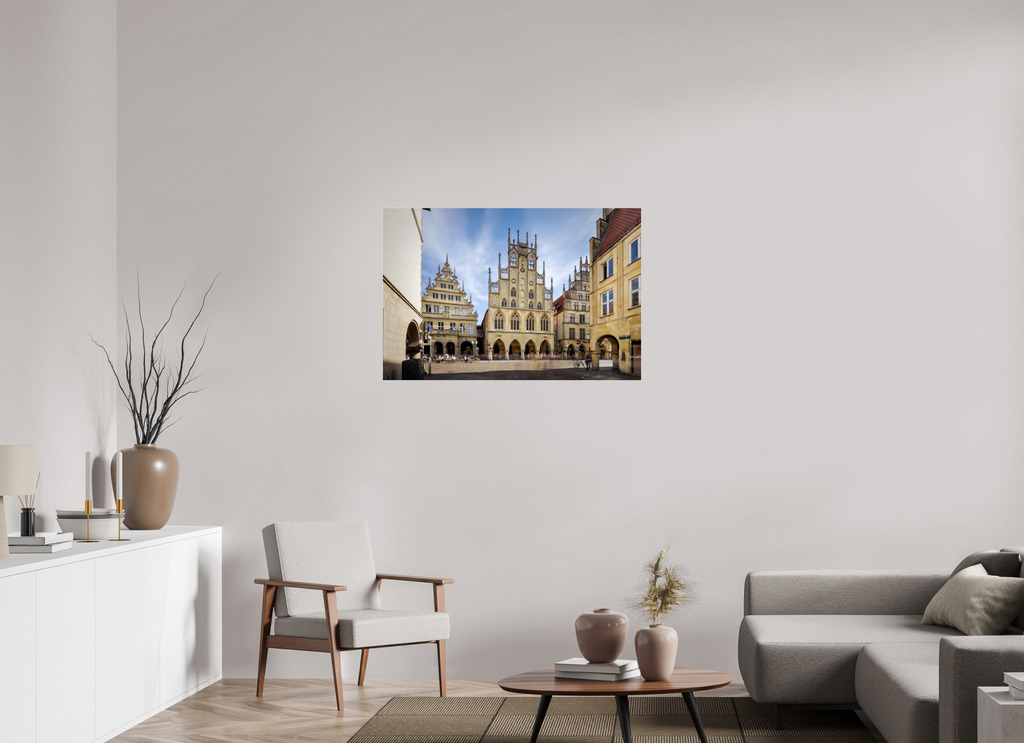 105 x 70 cm, Photo Print Under Acrylic Glass Das Rathaus