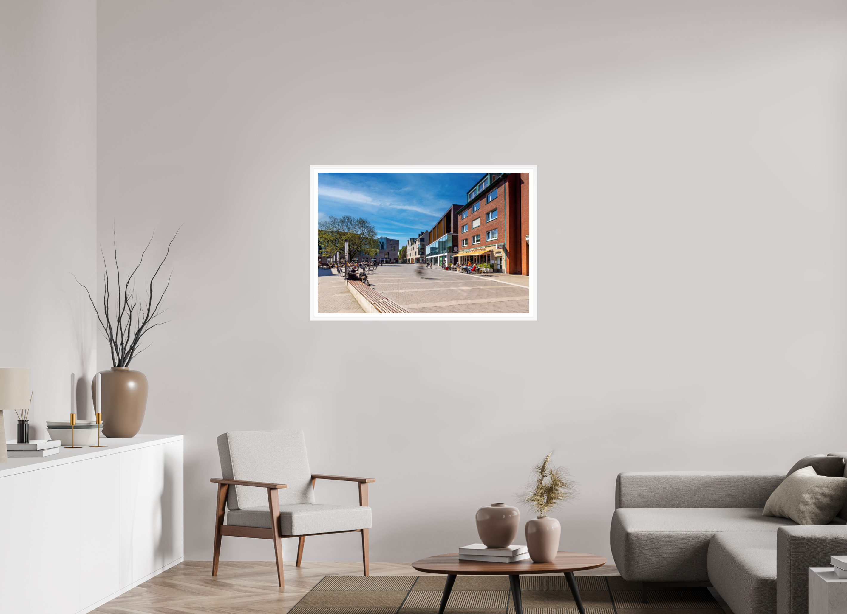 105 x 70 cm, Bern weiß und Rand Stubengasse - Innenstadt