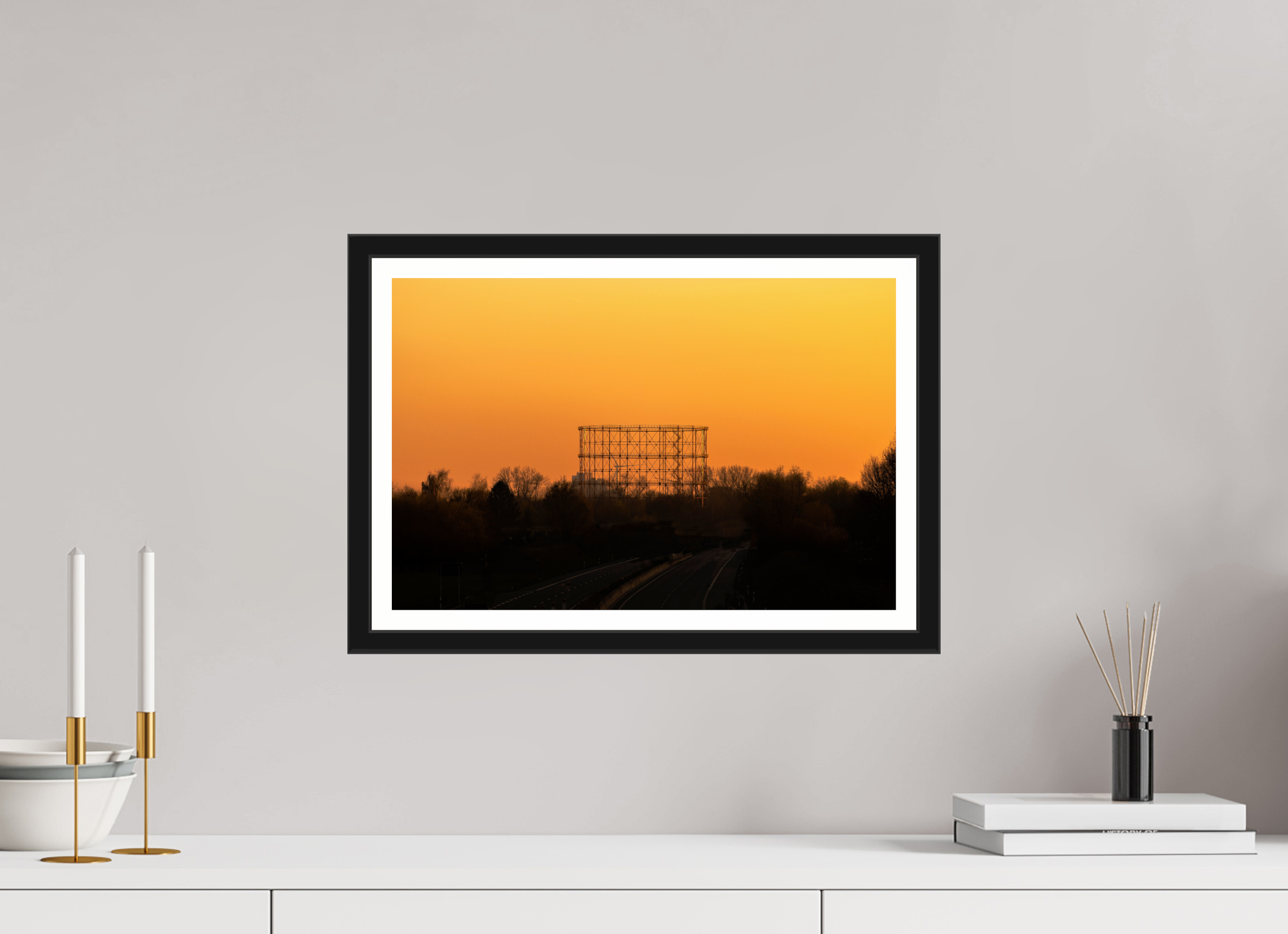 45 x 30 cm, Bern und Rand Der Gasometer
