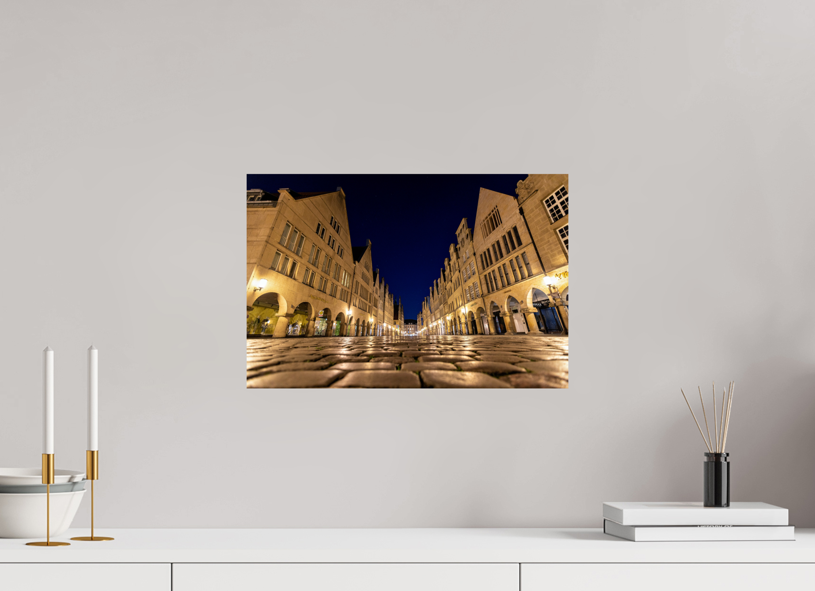 45 x 30 cm, Baryta - Fine Art Prinzipalmarkt - Perspektive