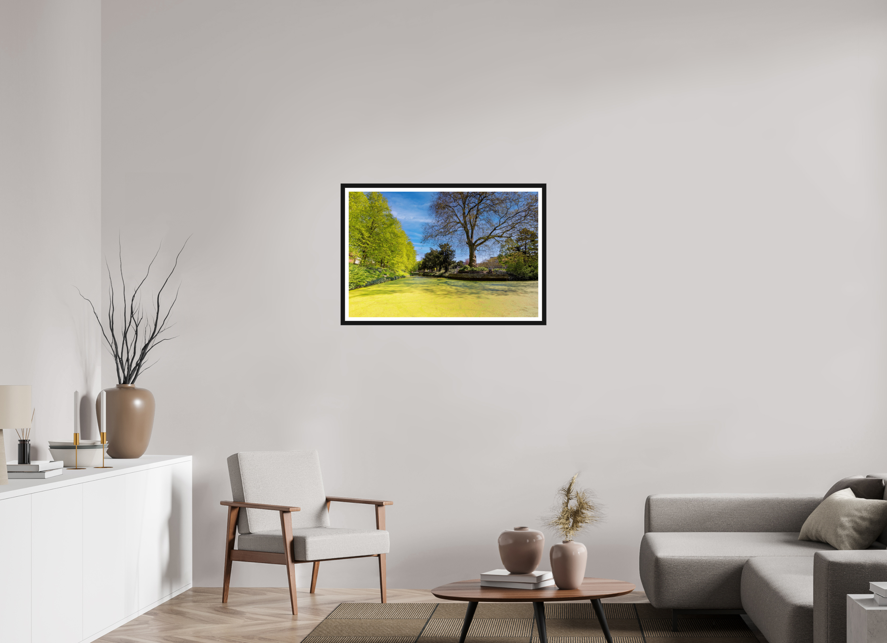 90 x 60 cm, Bern und Rand Wassergraben