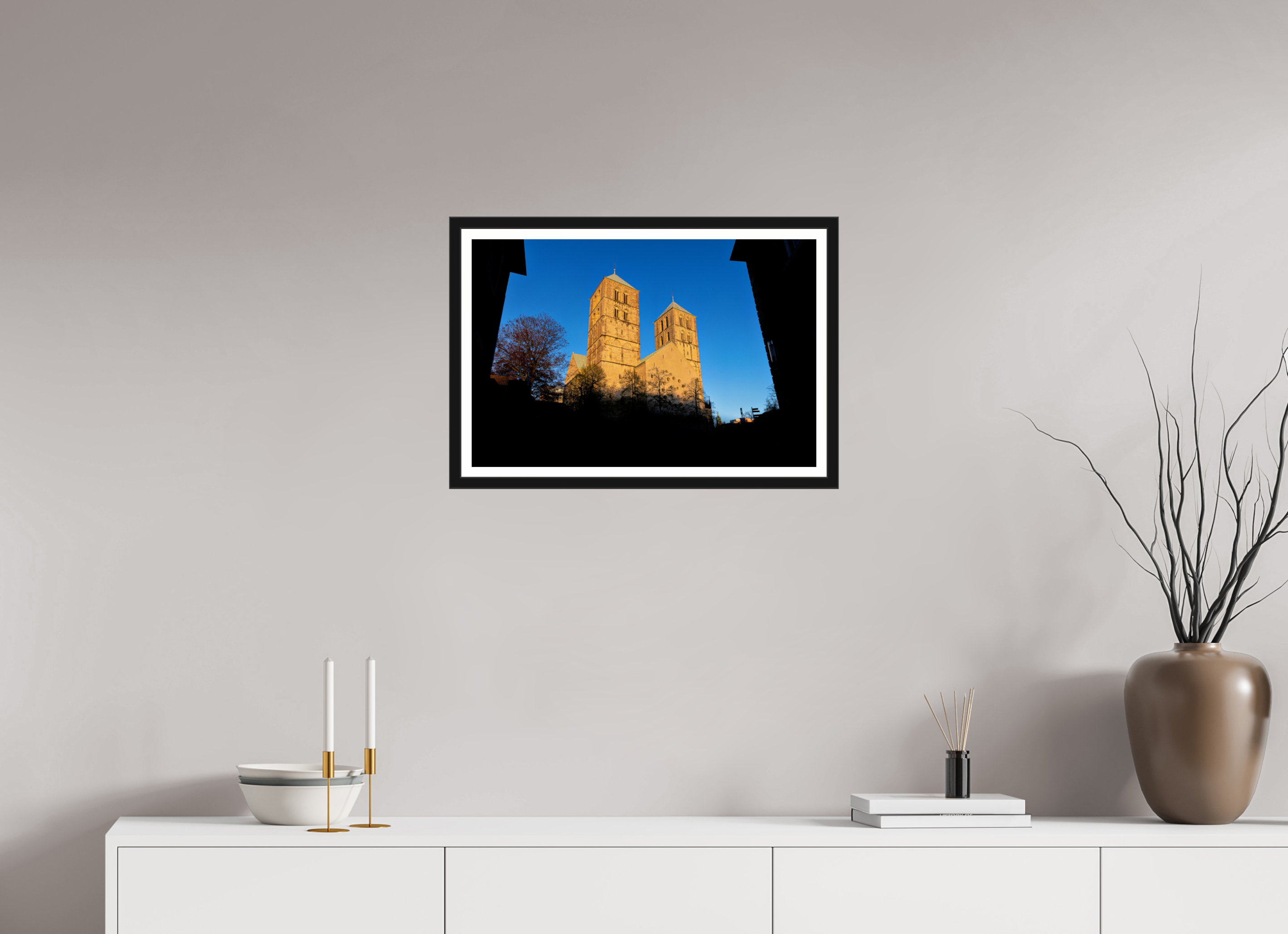 60 x 40 cm, Bern und Rand Der Dom - Westseite