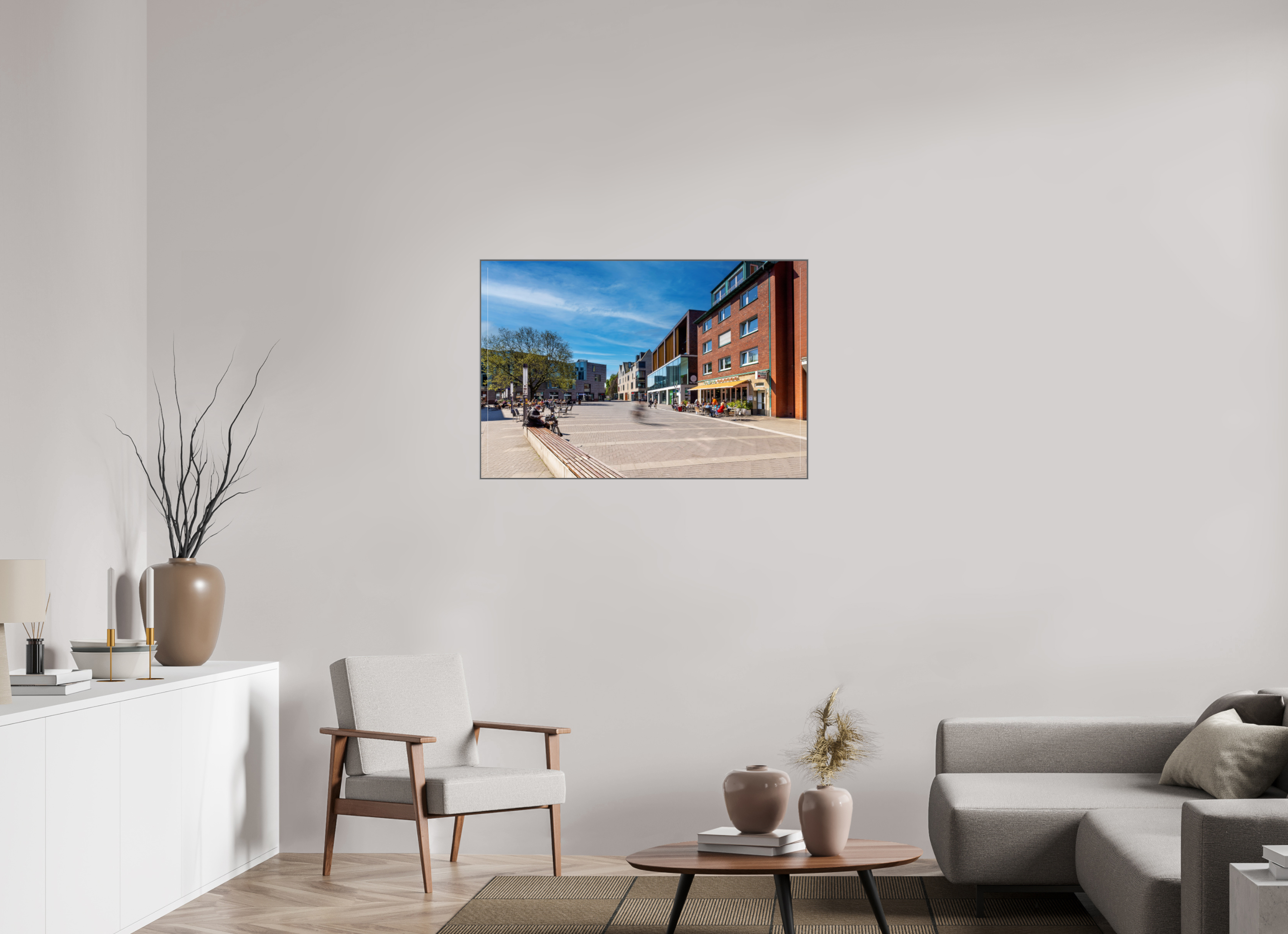 105 x 70 cm, Alurahmen 25mm Stubengasse - Innenstadt