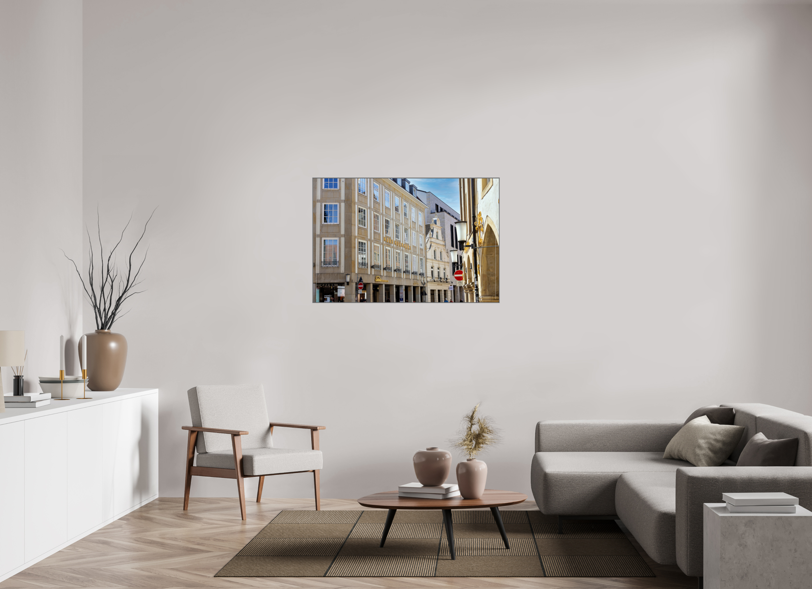 120 x 80 cm, Alurahmen 25mm Hochherz