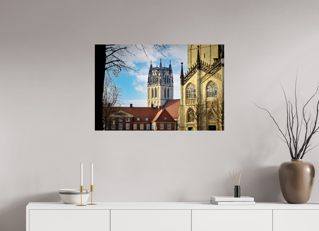 90 x 60 cm, Photo Print On Fuji Crystal DP II Überwasserkirche mit Dom