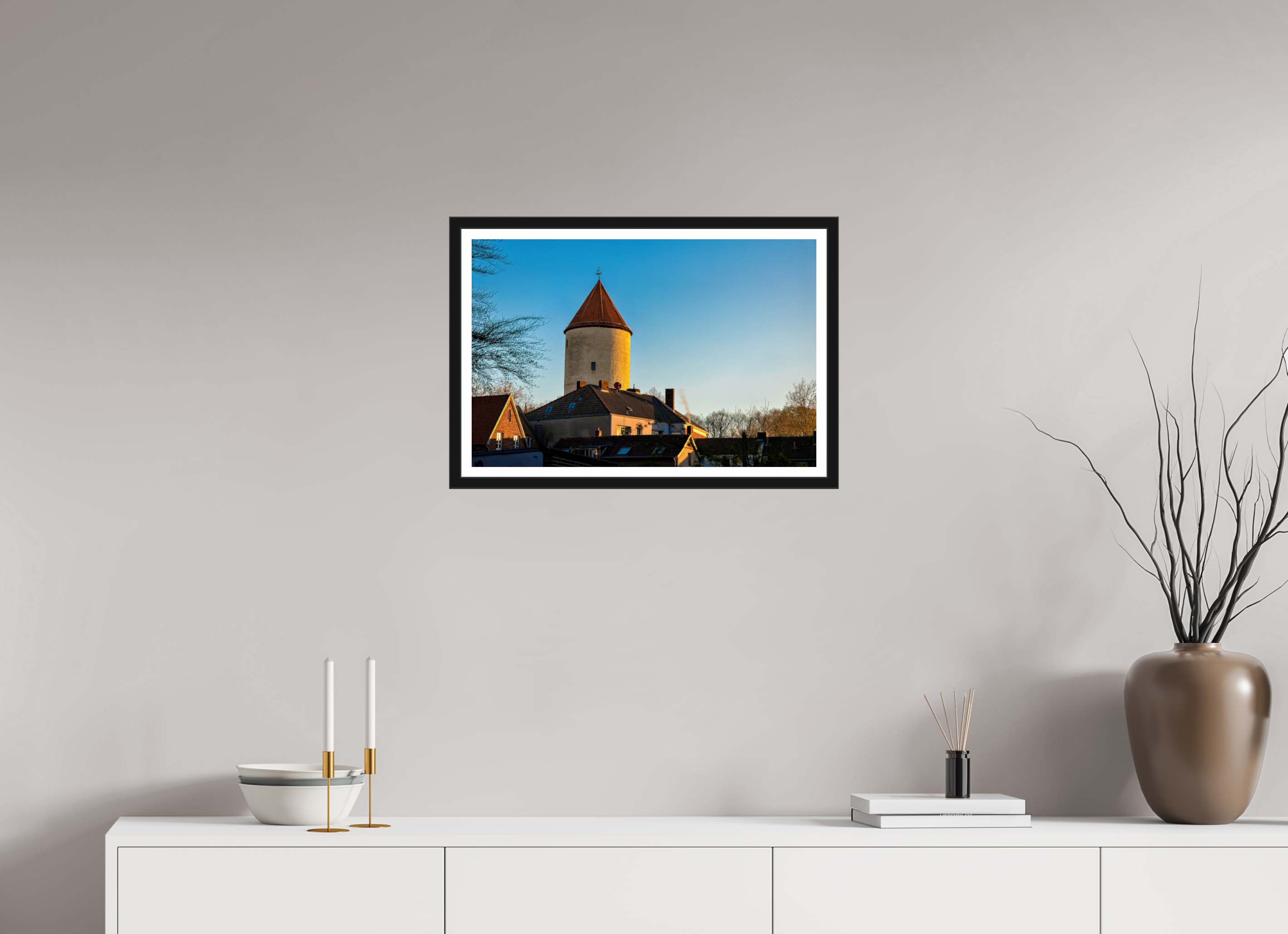 60 x 40 cm, Bern und Rand Buddenturm
