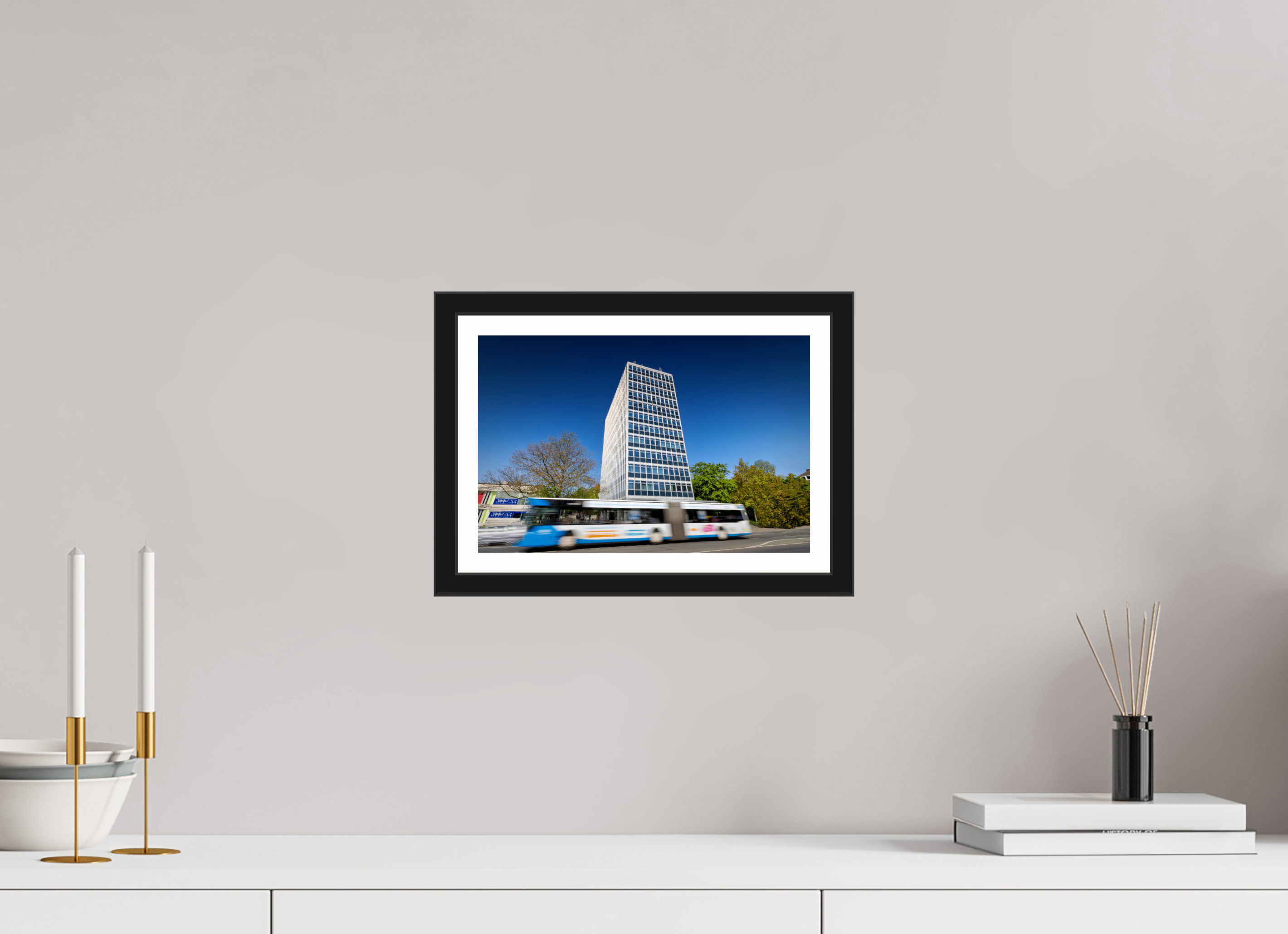 30 x 20 cm, Bern und Rand Servatii mit Bus
