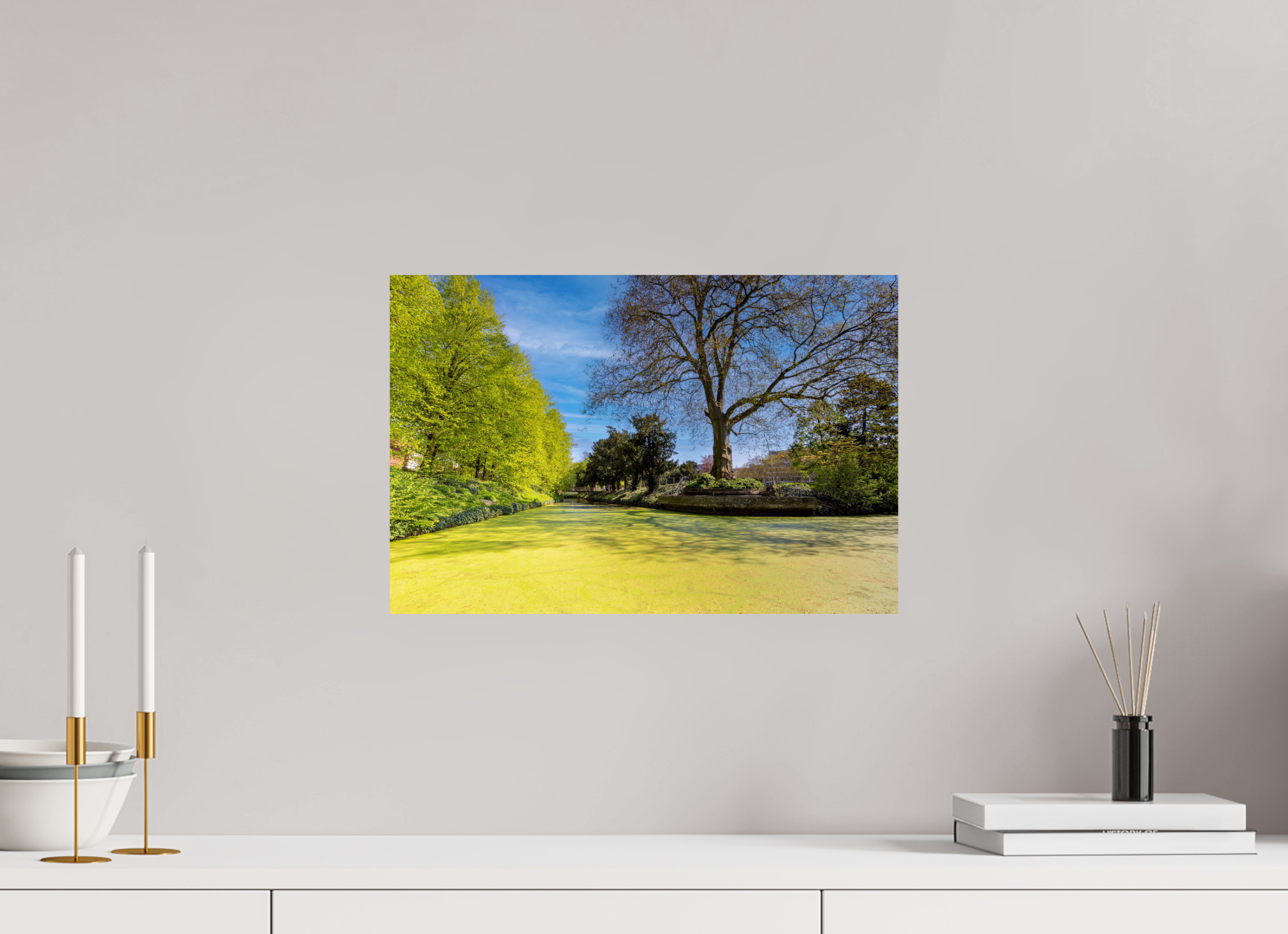 45 x 30 cm, Photo Print On Fuji Crystal DP II Wassergraben