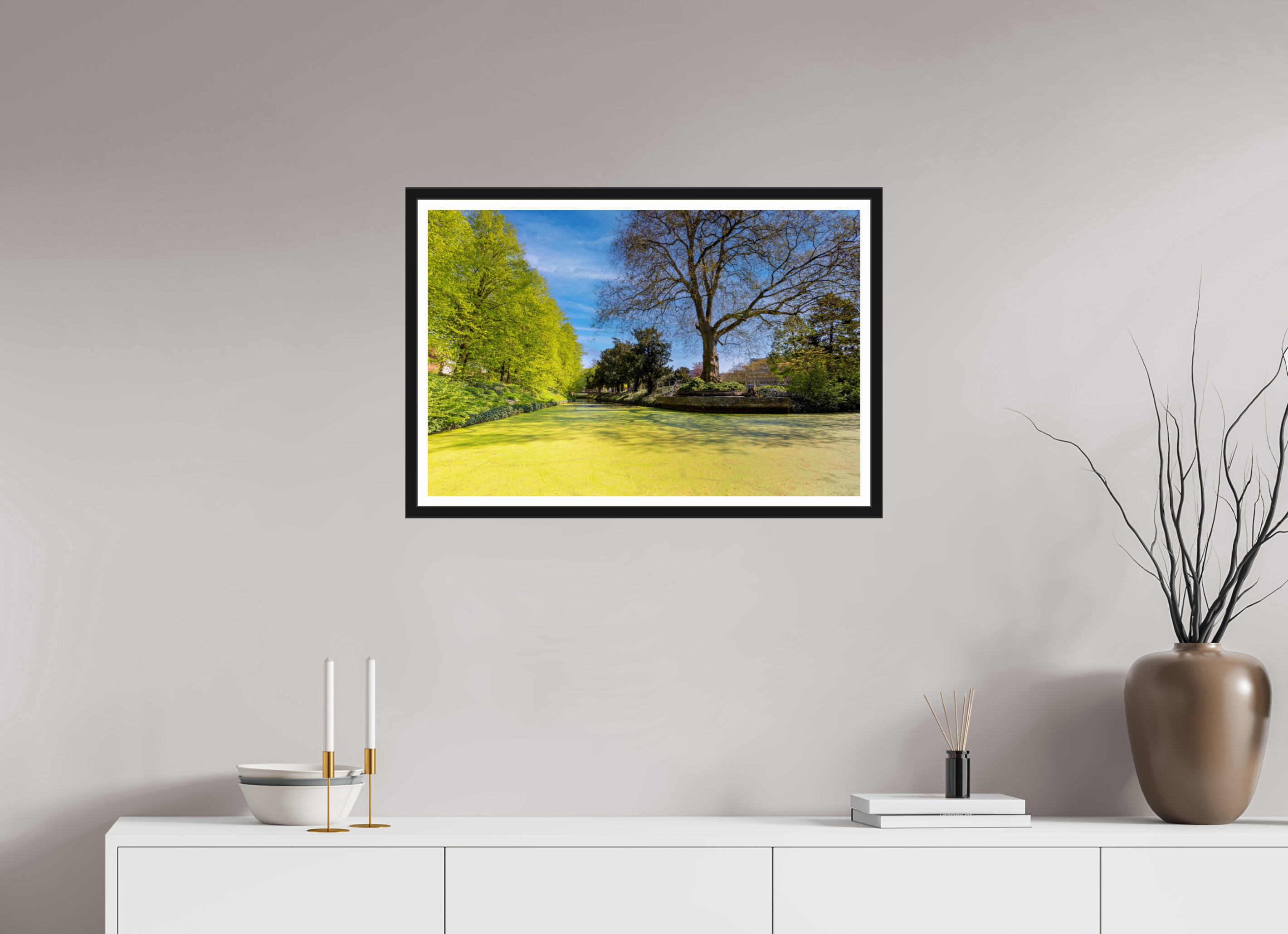 75 x 50 cm, Bern und Rand Wassergraben