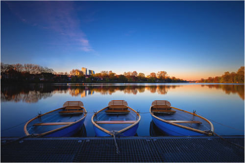 Main image Der Aasee / Drei Boote