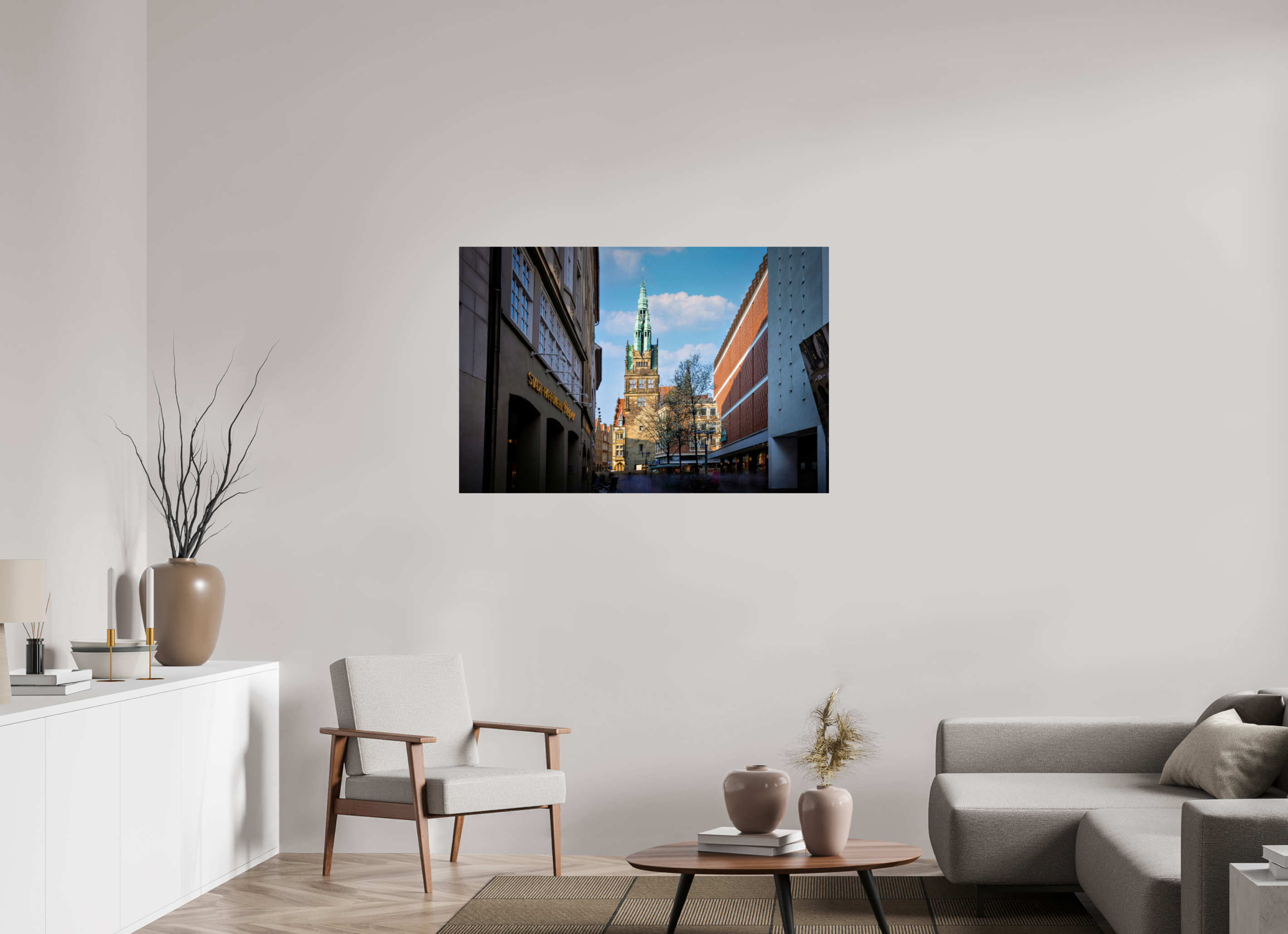 120 x 80 cm, Photo Print On Fuji Crystal DP II Der Stadthausturm