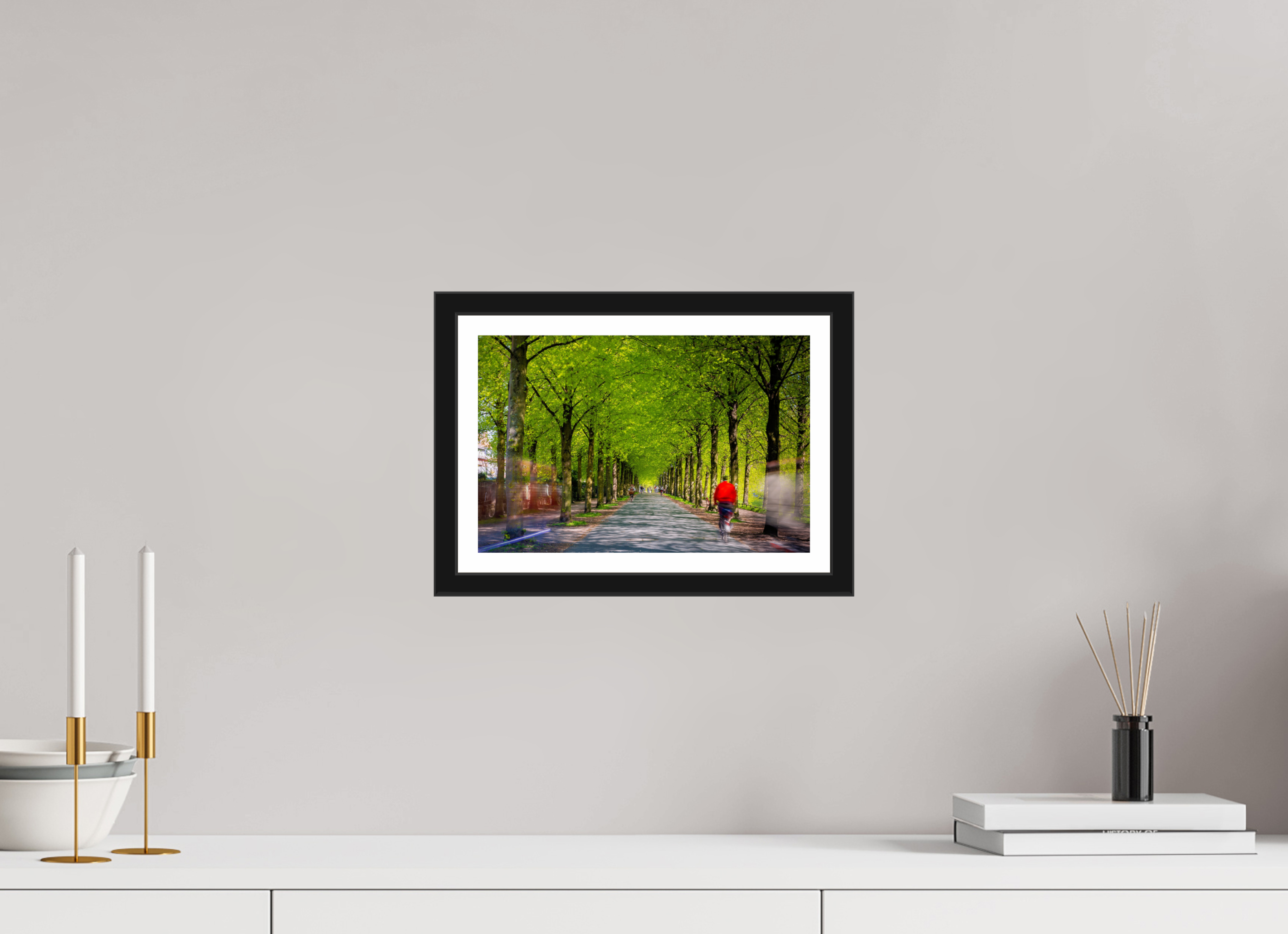 30 x 20 cm, Bern und Rand Belebte Promenade