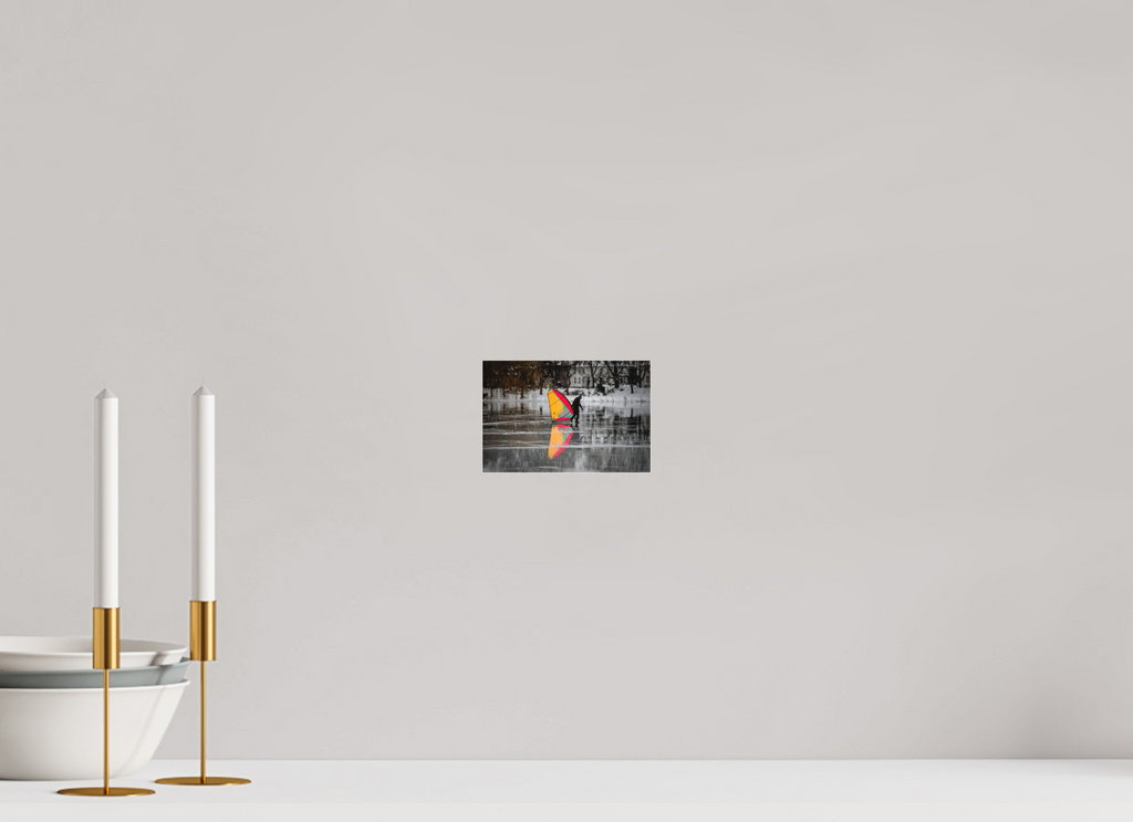 15 x 10 cm, Acrylglas Fine Art Pigmentdruck Der Eissegler