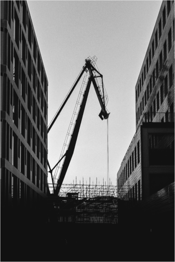 Main image Der Hafenkran im Hochformat