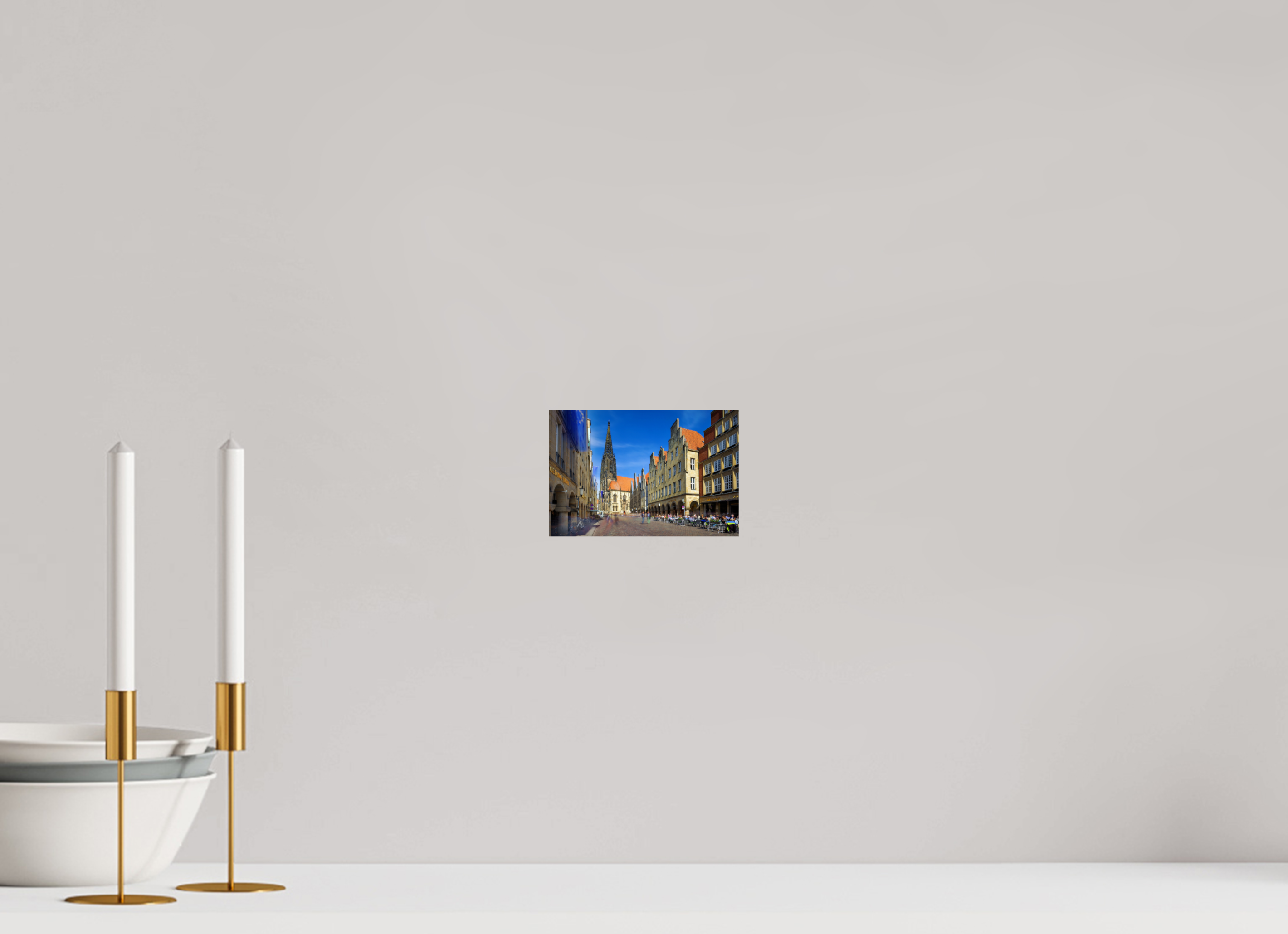 15 x 10 cm, Baryta - Fine Art Lambertikirche - Prinzipalmarkt